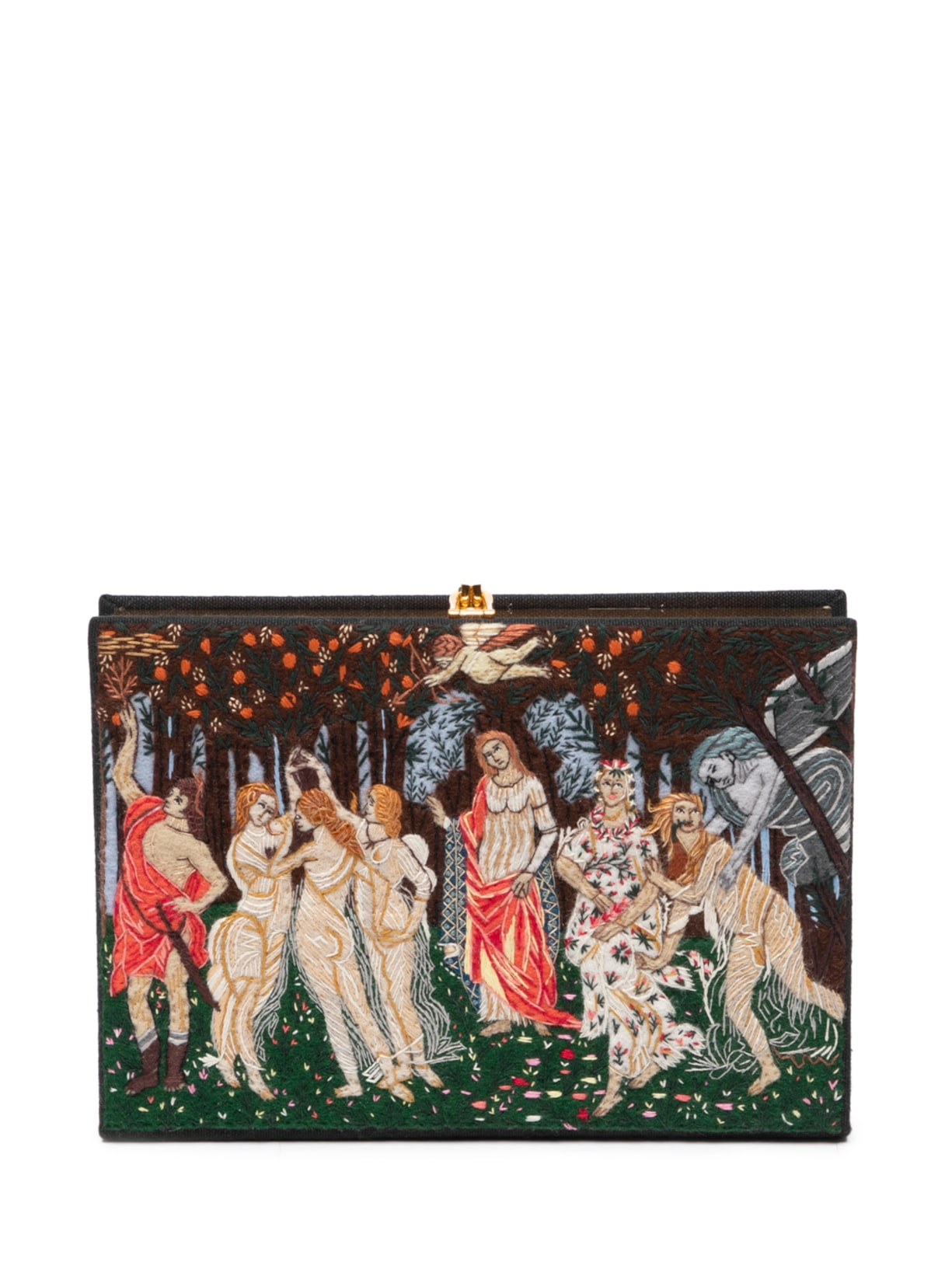 Bolsa Feminina Book Clutch Spring Botticelli - Preto