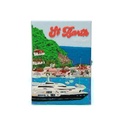 Bolsa Feminina Book Clutch St. Barth - Azul