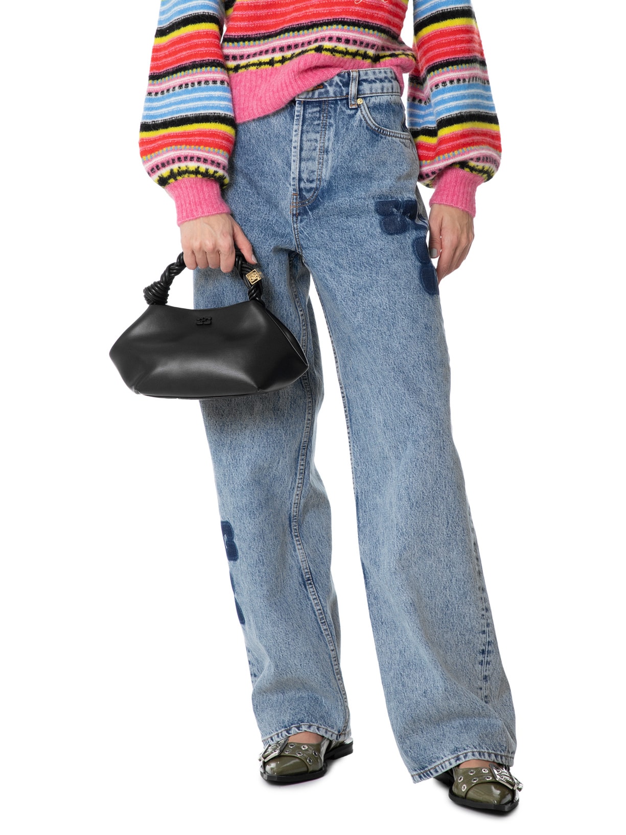 Bolsa Feminina Bou Bag Small Preto Ganni