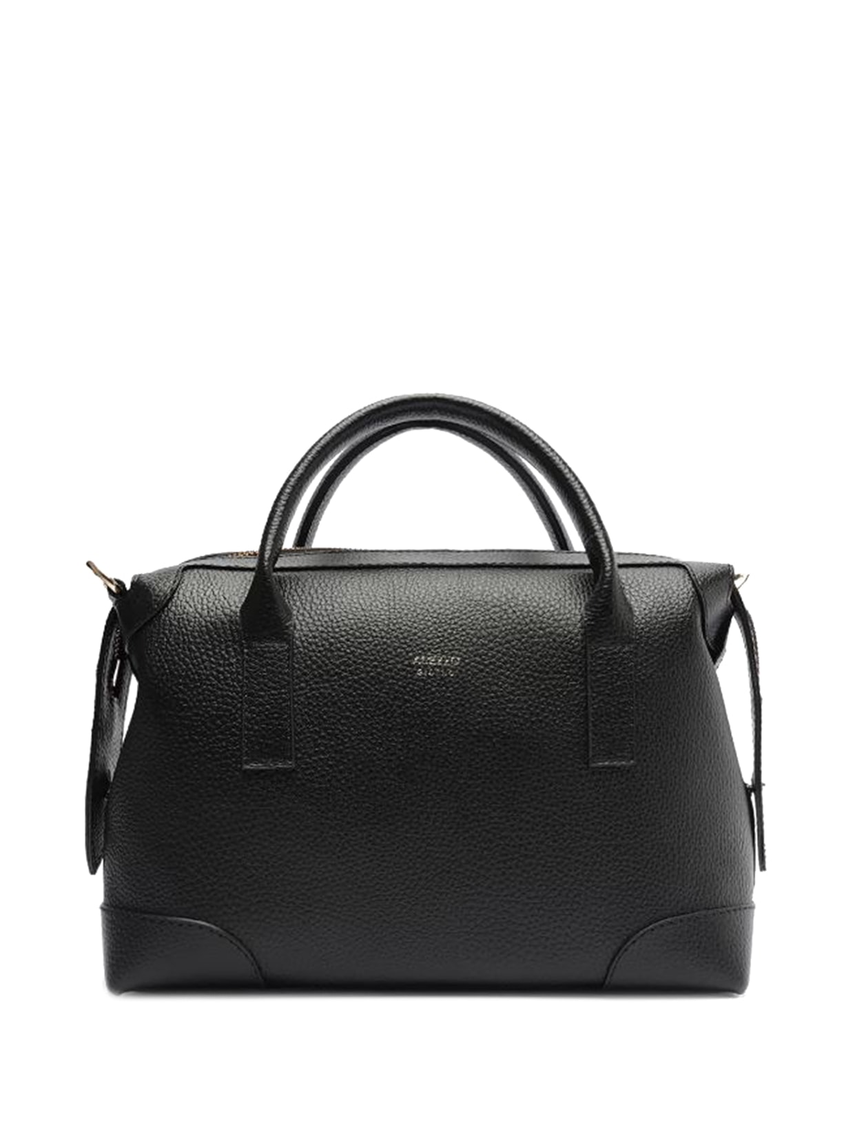 Bolsa Feminina Bowling Grande Recortes - Preto