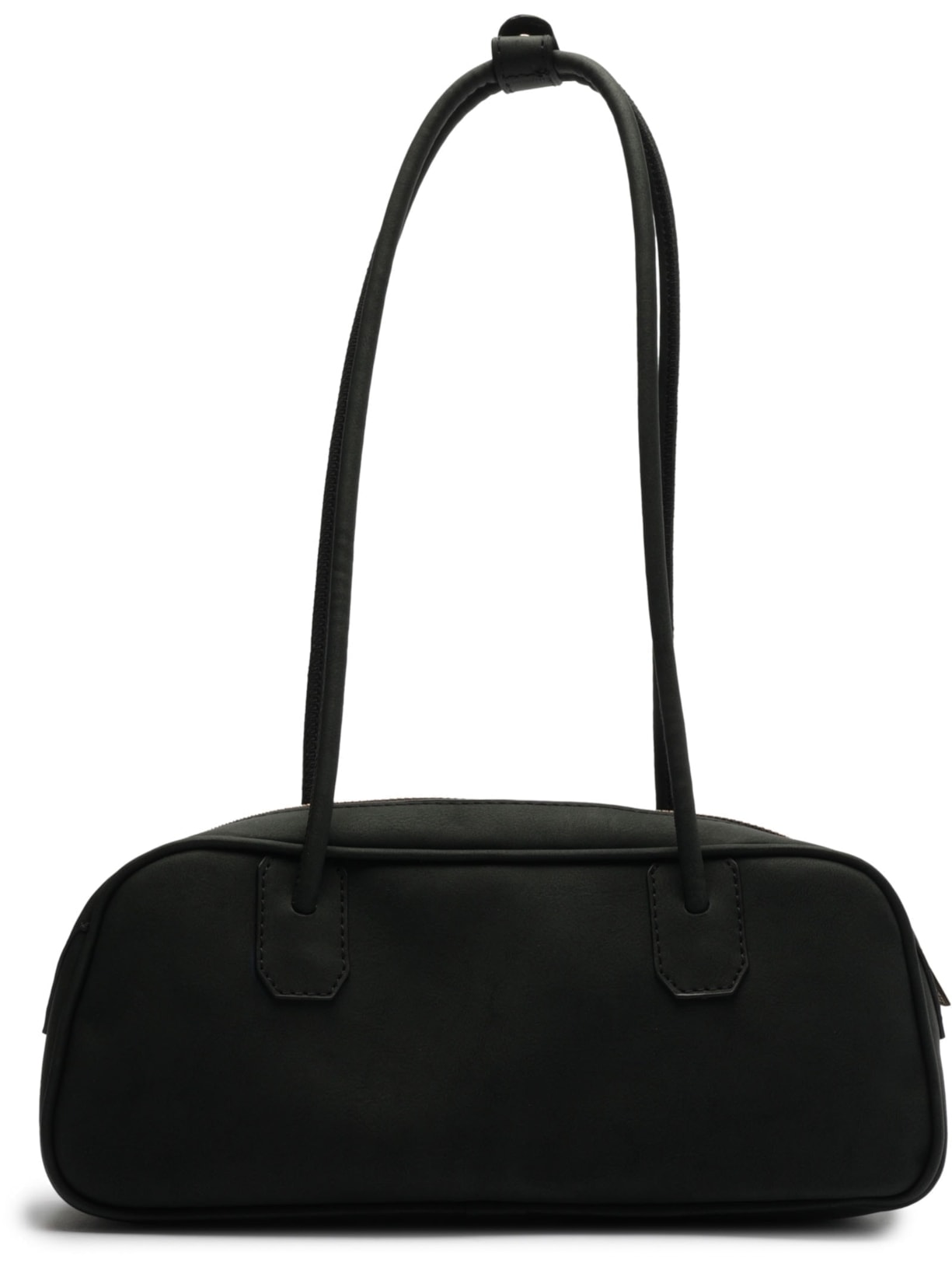 Bolsa Feminina Bowling Nobuck Grande Cordão Preto Arezzo