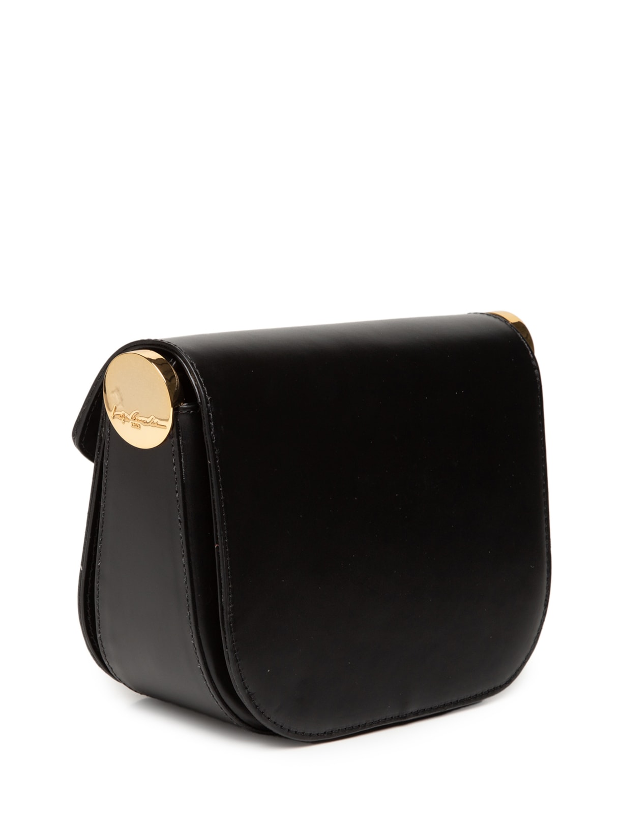 Bolsa Feminina Box Leather Preto Luiza Barcelos