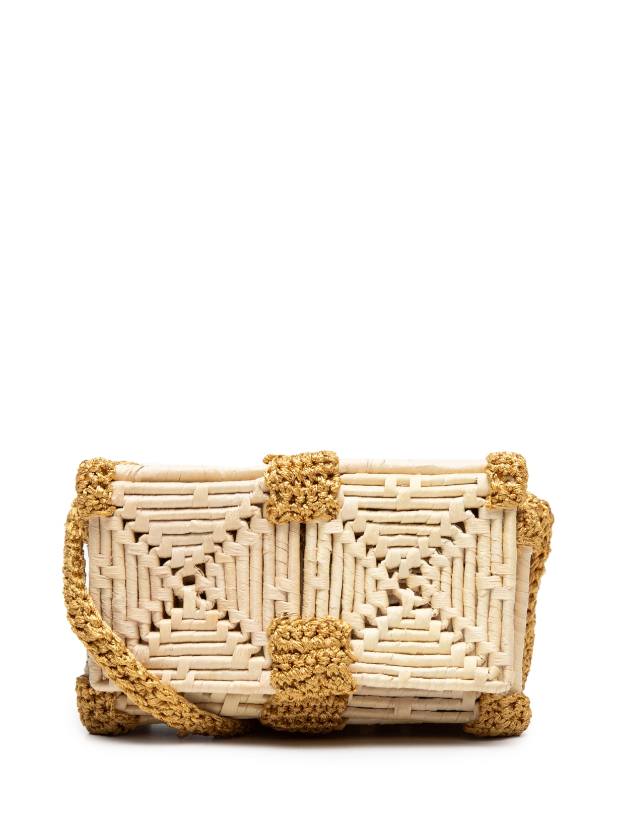 Bolsa Feminina Box Mosaico - Bege