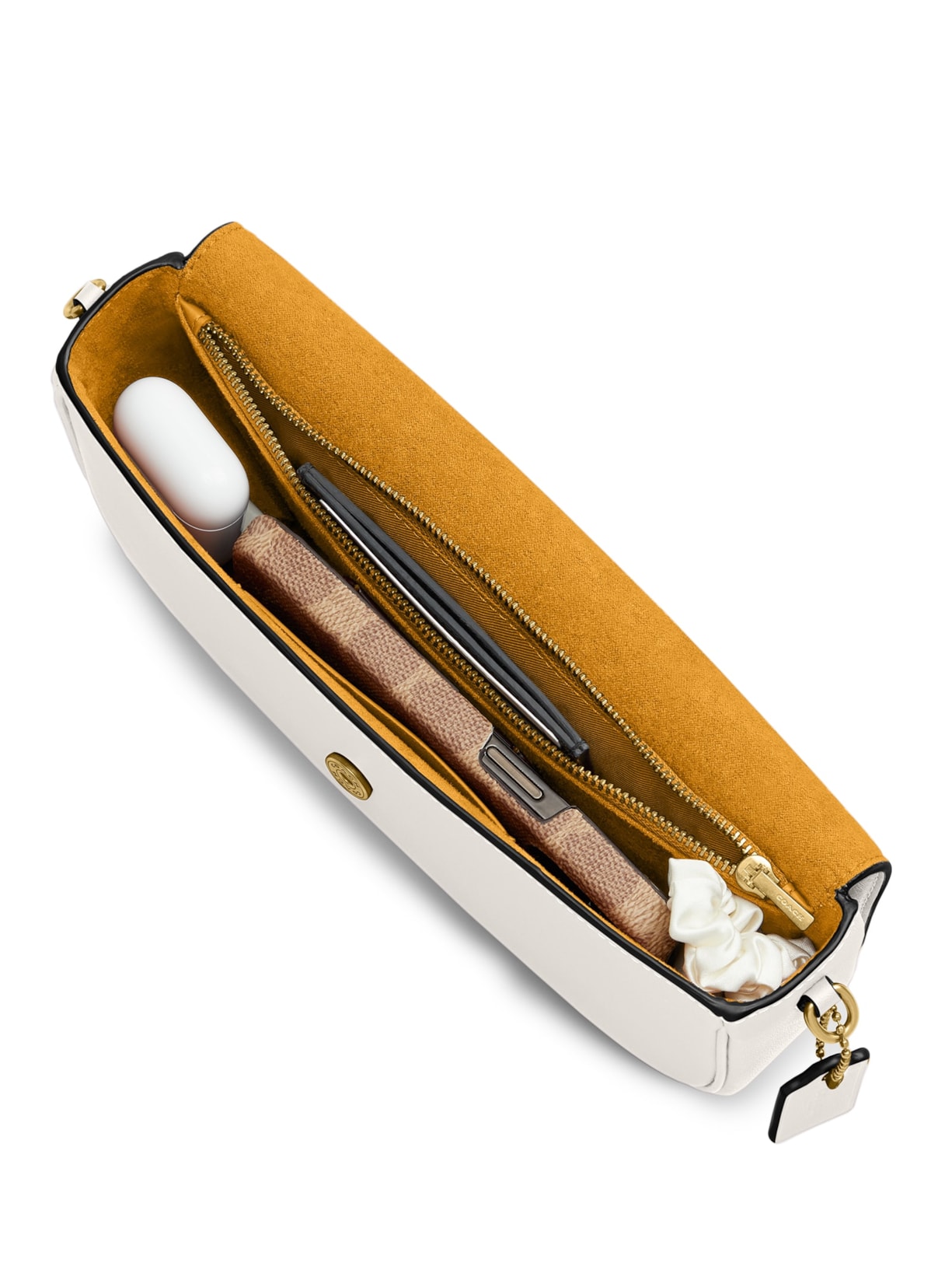 Bolsa Feminina Brook Flap Chain Branco Coach