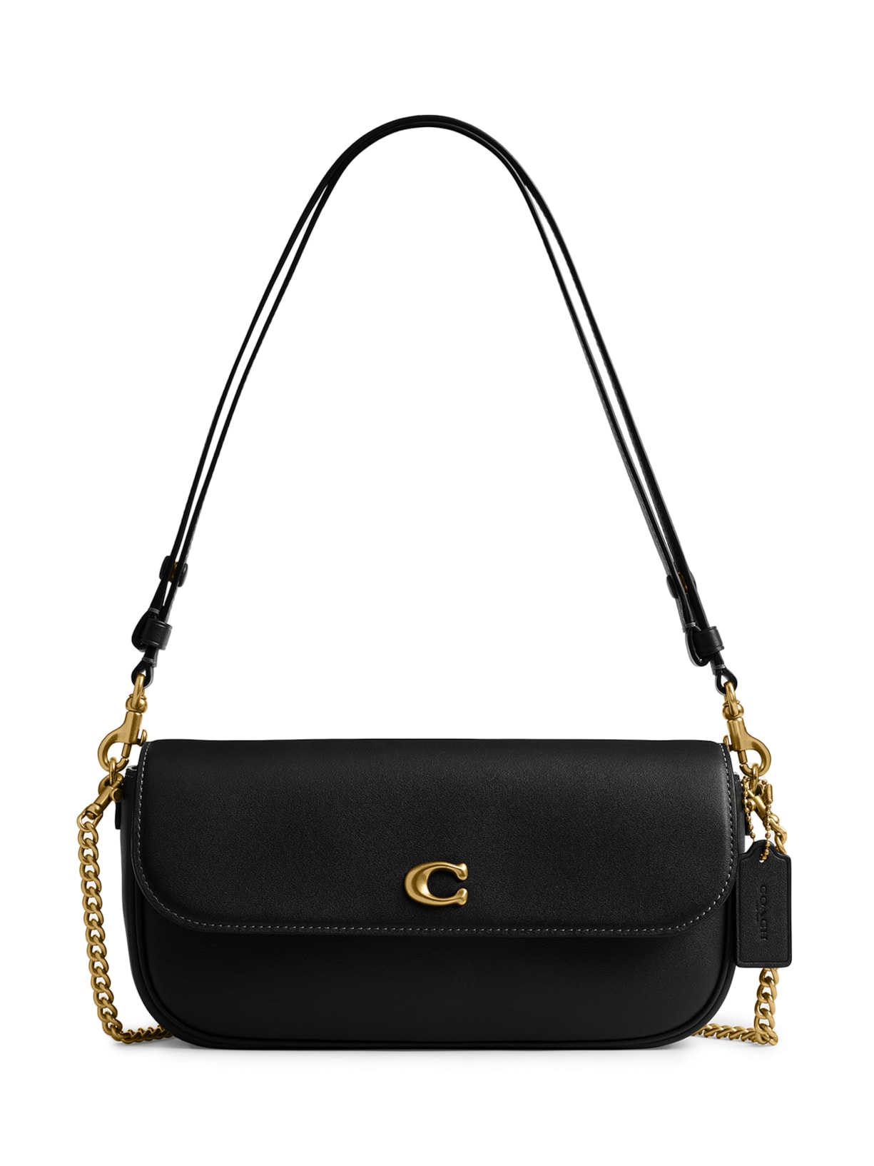 Bolsa Feminina Brook Flap Chain - Preto