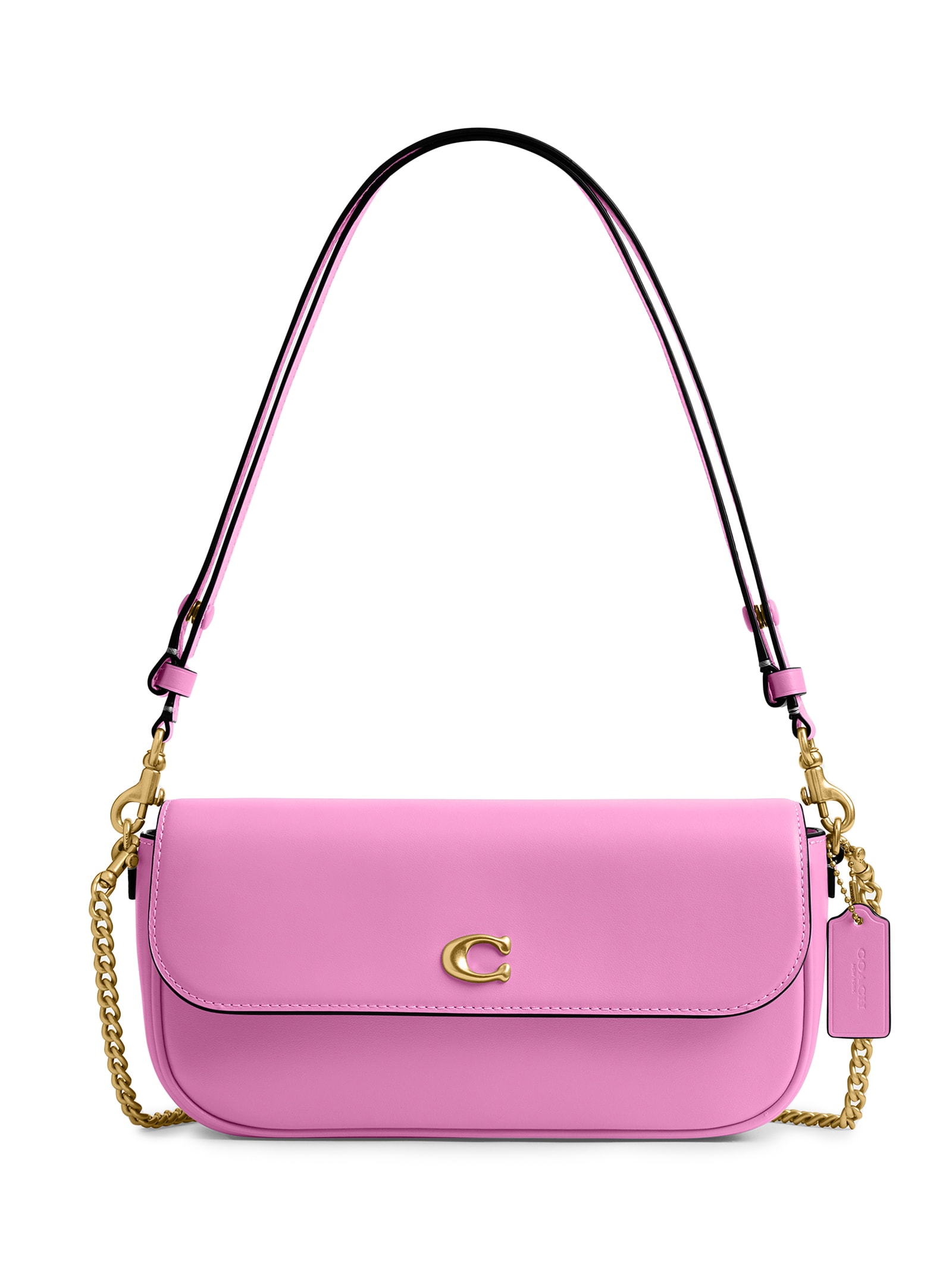 みちこ Coach - Bolsa Feminina Brook Flap Chain - Rosa