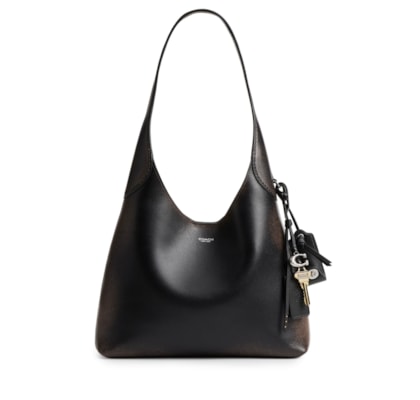 Bolsa Feminina Brooklyn Shoulder 28 Loved Leather - Preto