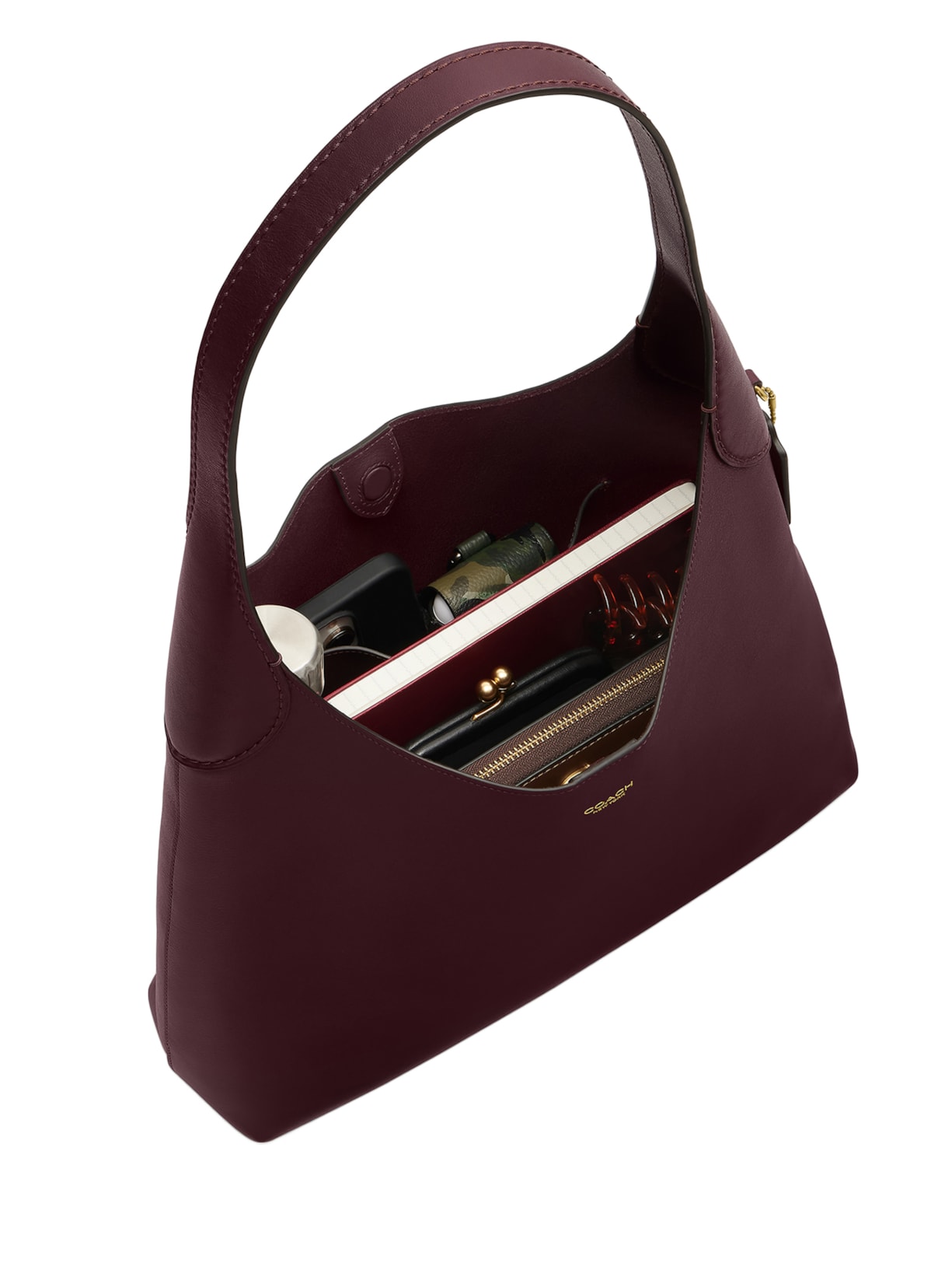 Bolsa Feminina Brooklyn Shoulder 34 Grande Vermelho Coach