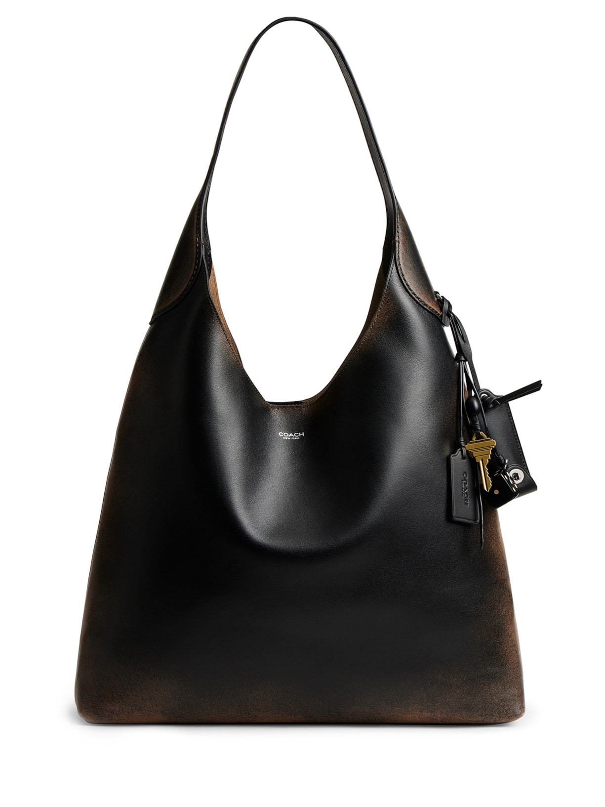 Bolsa Feminina Brooklyn Shoulder 39 Loved Leather - Preto