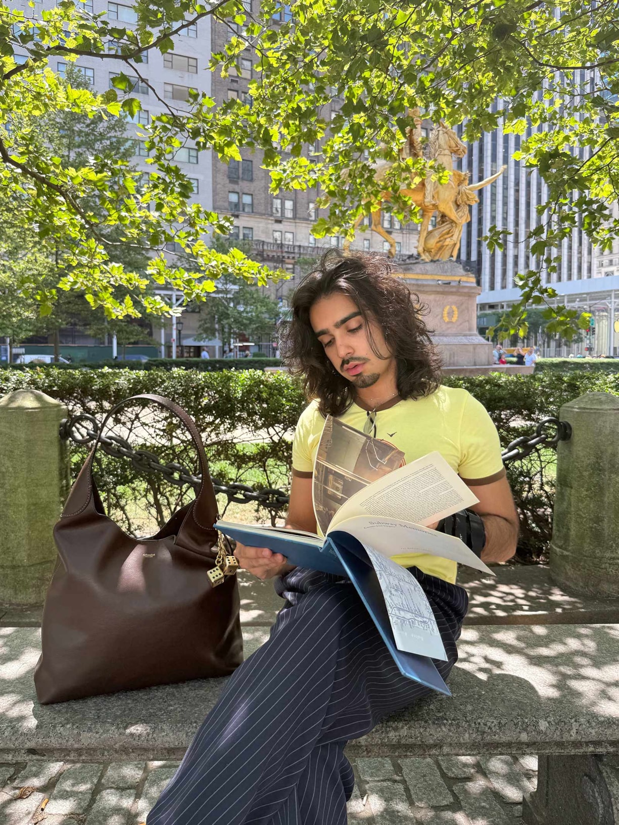 Bolsa Feminina Brooklyn Shoulder 39 Marrom Coach