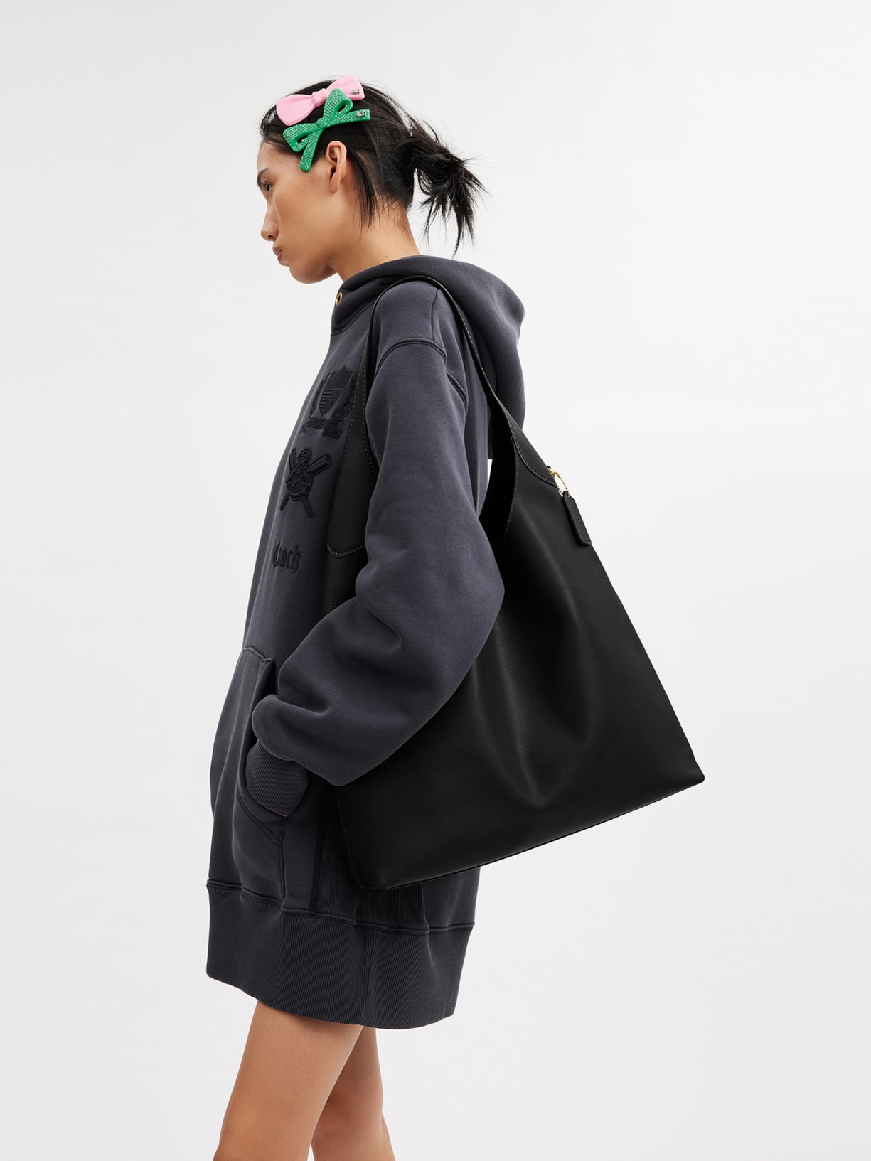 Bolsa Feminina Brooklyn Shoulder 39 Preto Coach