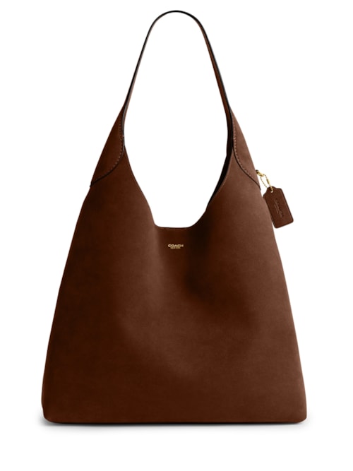Bolsa Feminina Brooklyn Shoulder 39 Suede Warm - Marrom
