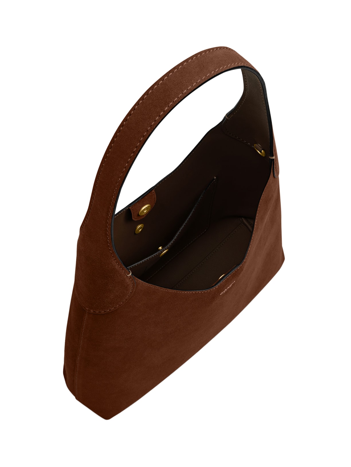 Bolsa Feminina Brooklyn Shoulder Suede 26 Marrom Coach