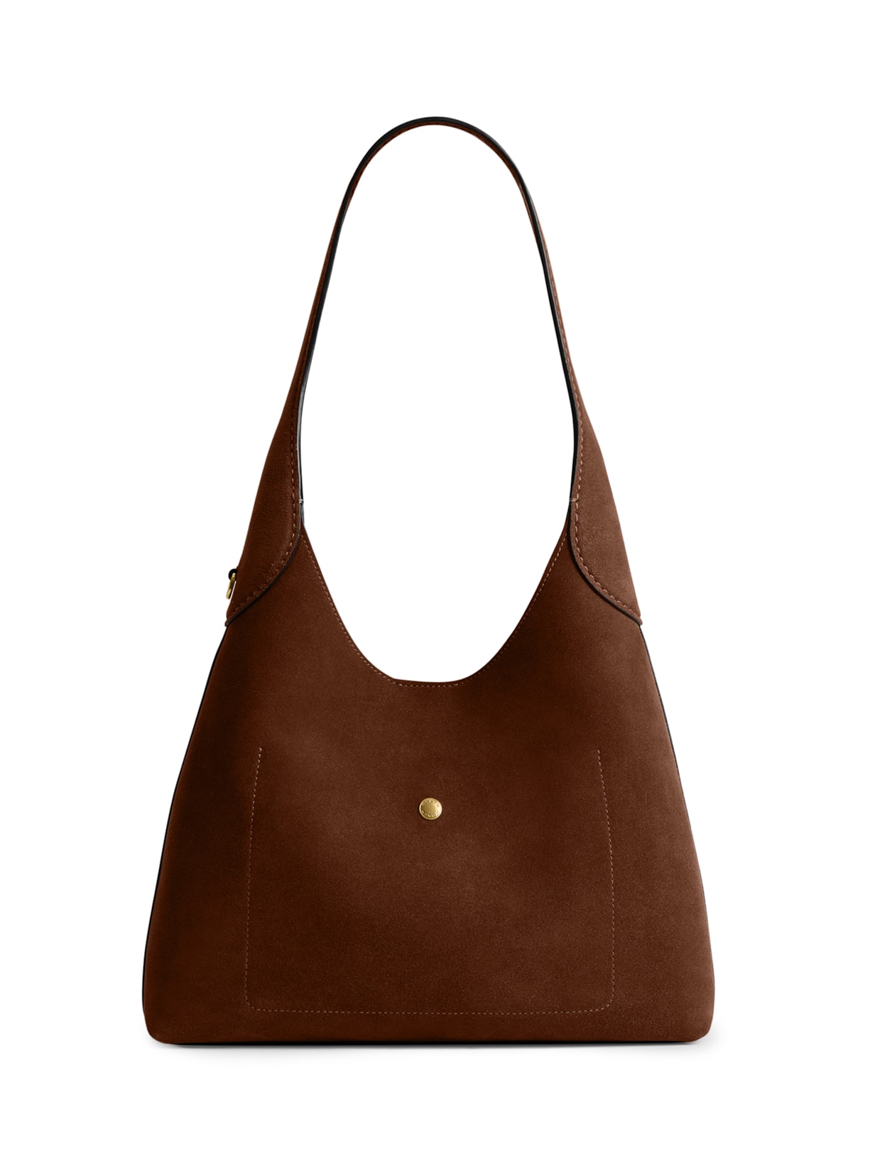 Bolsa Feminina Brooklyn Shoulder Suede 26 Marrom Coach