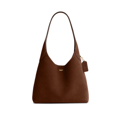 Bolsa Feminina Brooklyn Shoulder Suede 26 - Marrom