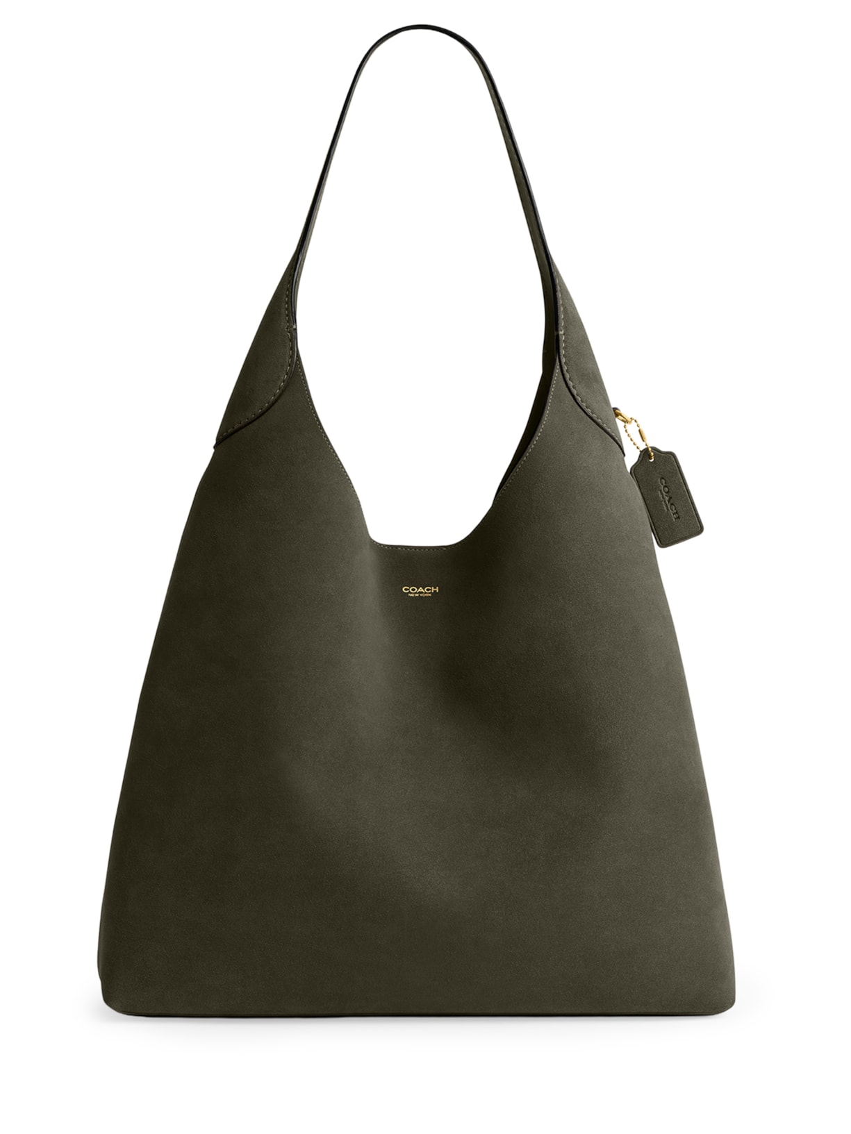 Bolsa Feminina Brooklyn Shoulder Suede - Verde