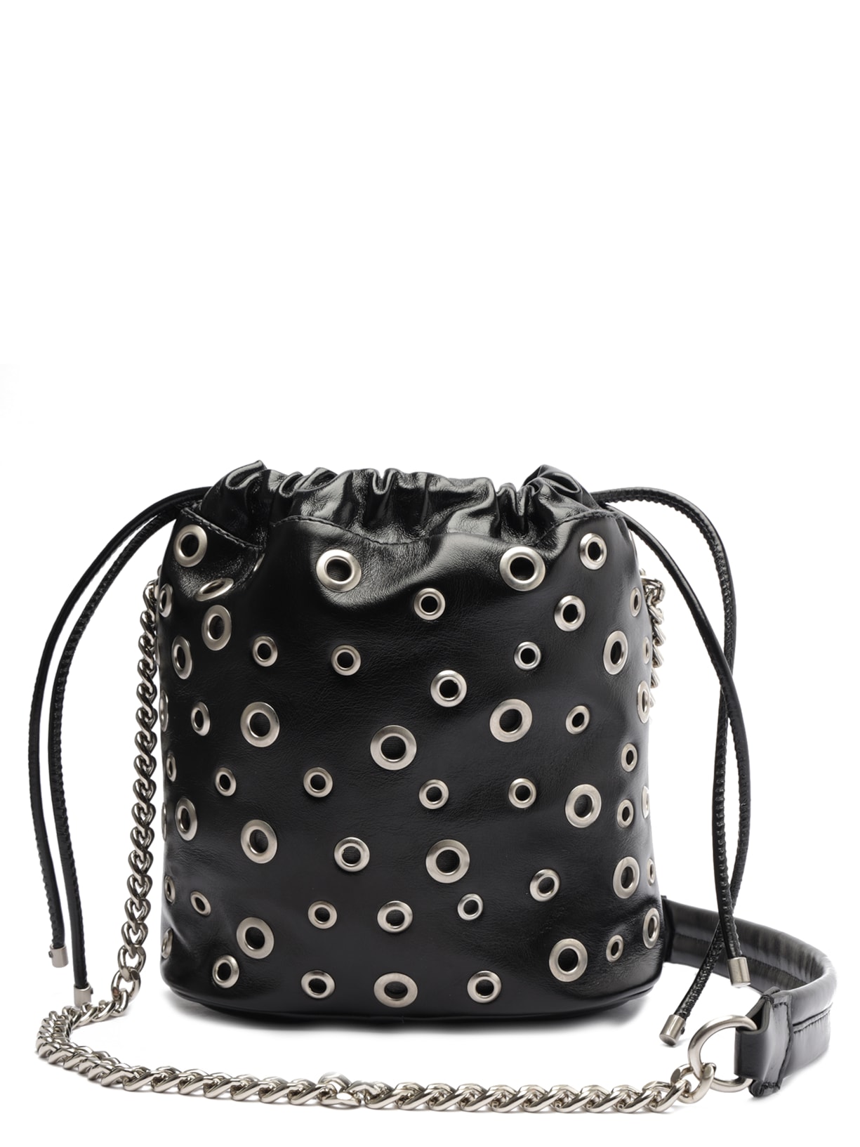 Bolsa Feminina Bucket Couro Preto Schutz
