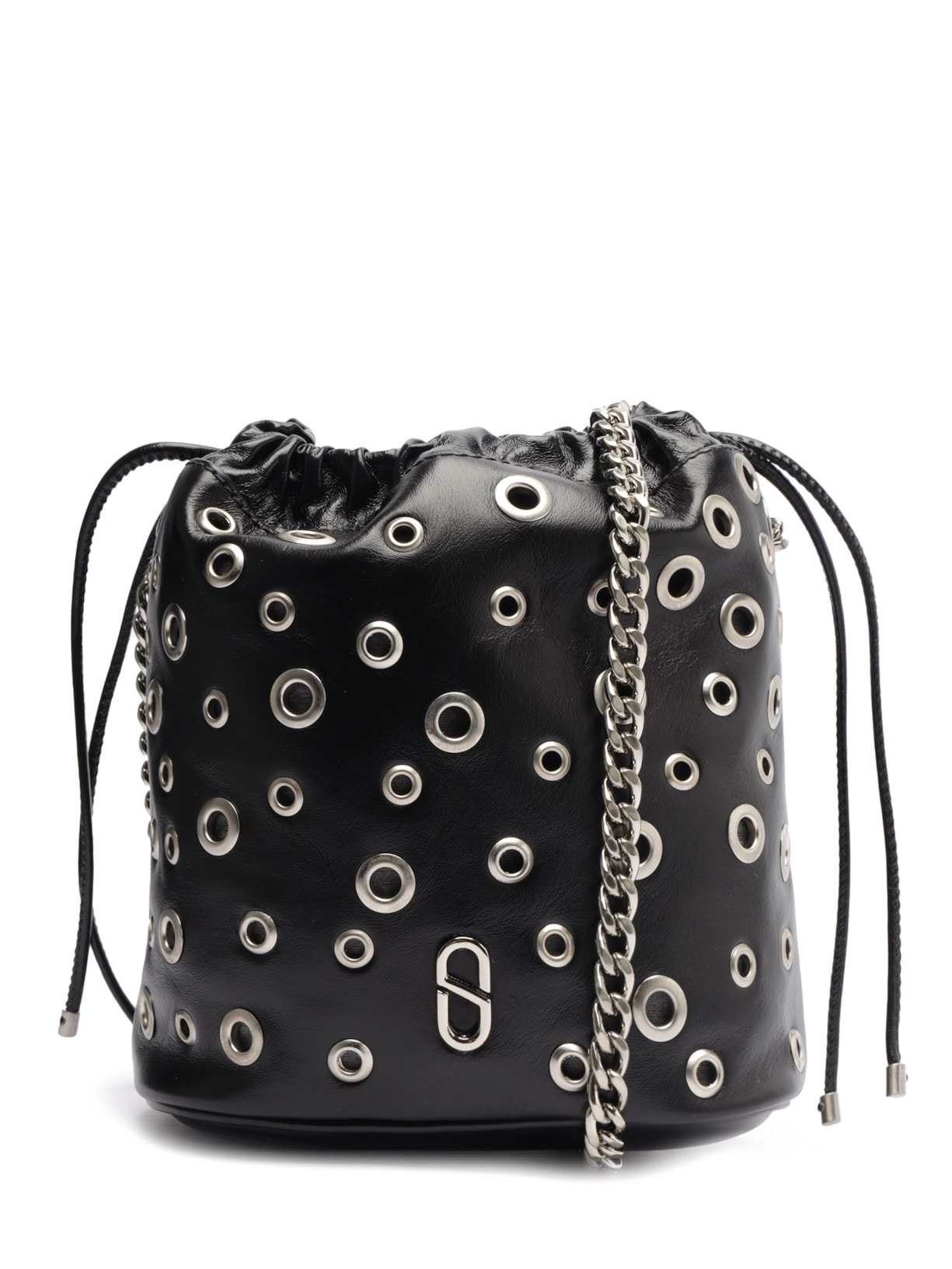 Bolsa Feminina Bucket Couro - Preto