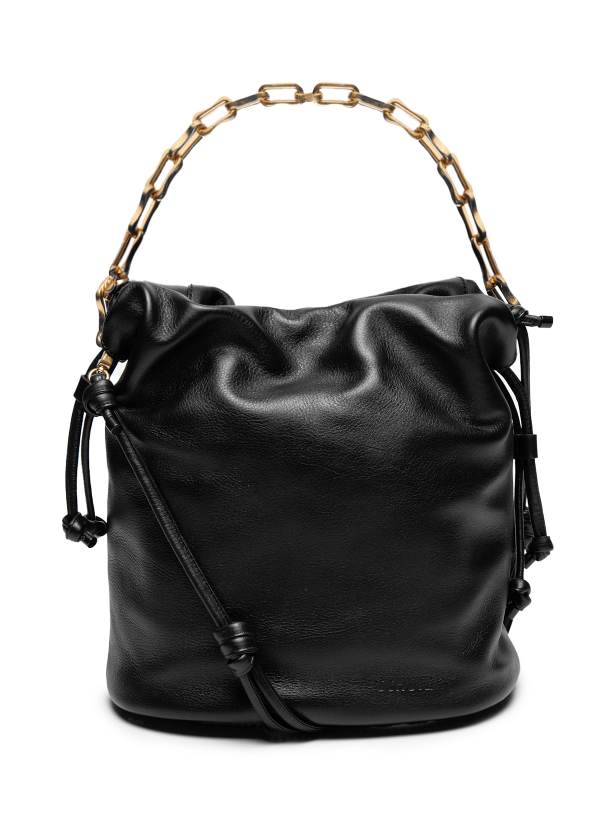 Bolsa Feminina Bucket Khai Couro - Preto