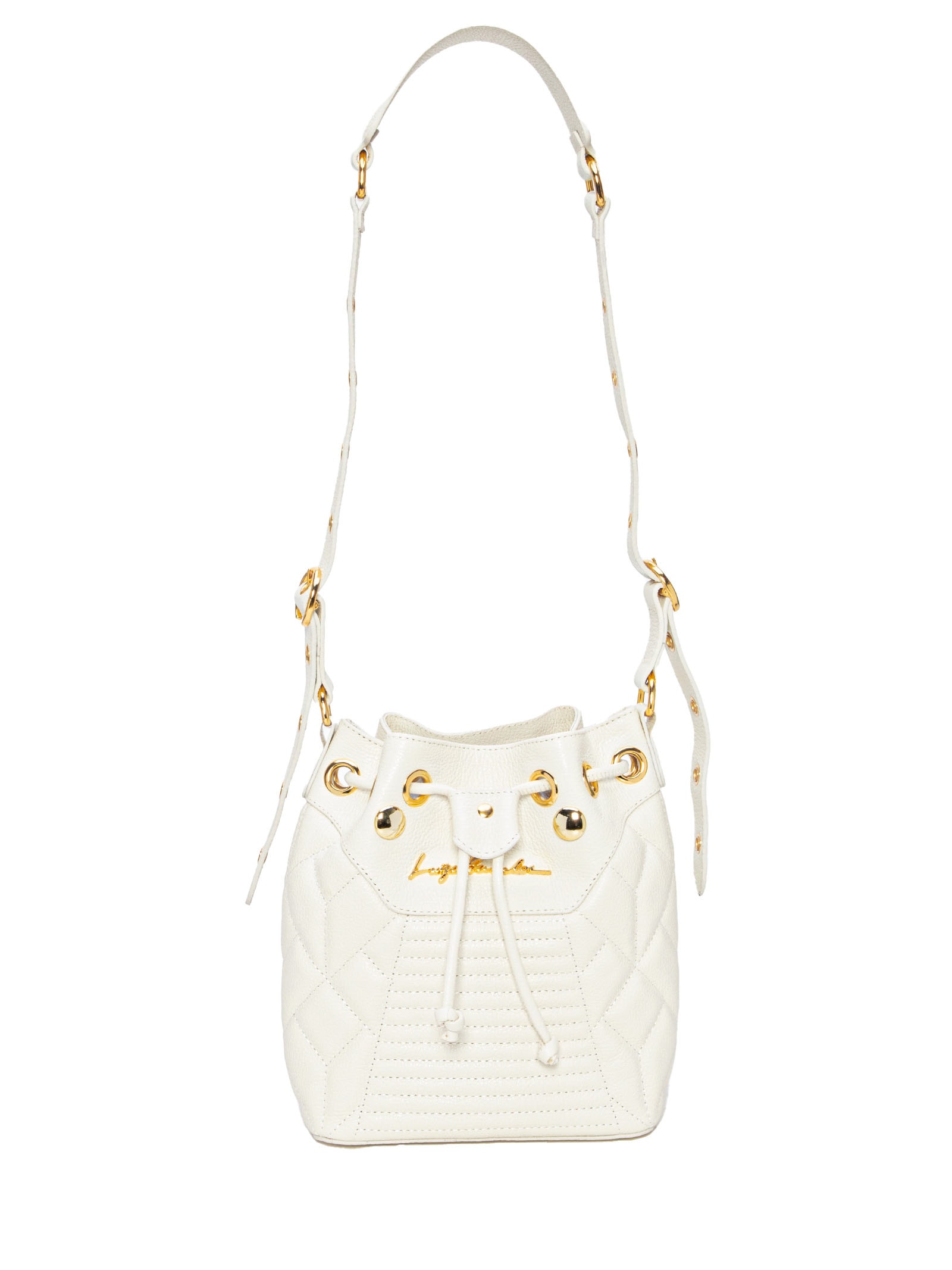 Bolsa Feminina Bucket Matelassê - Luiza Barcelos - Off White