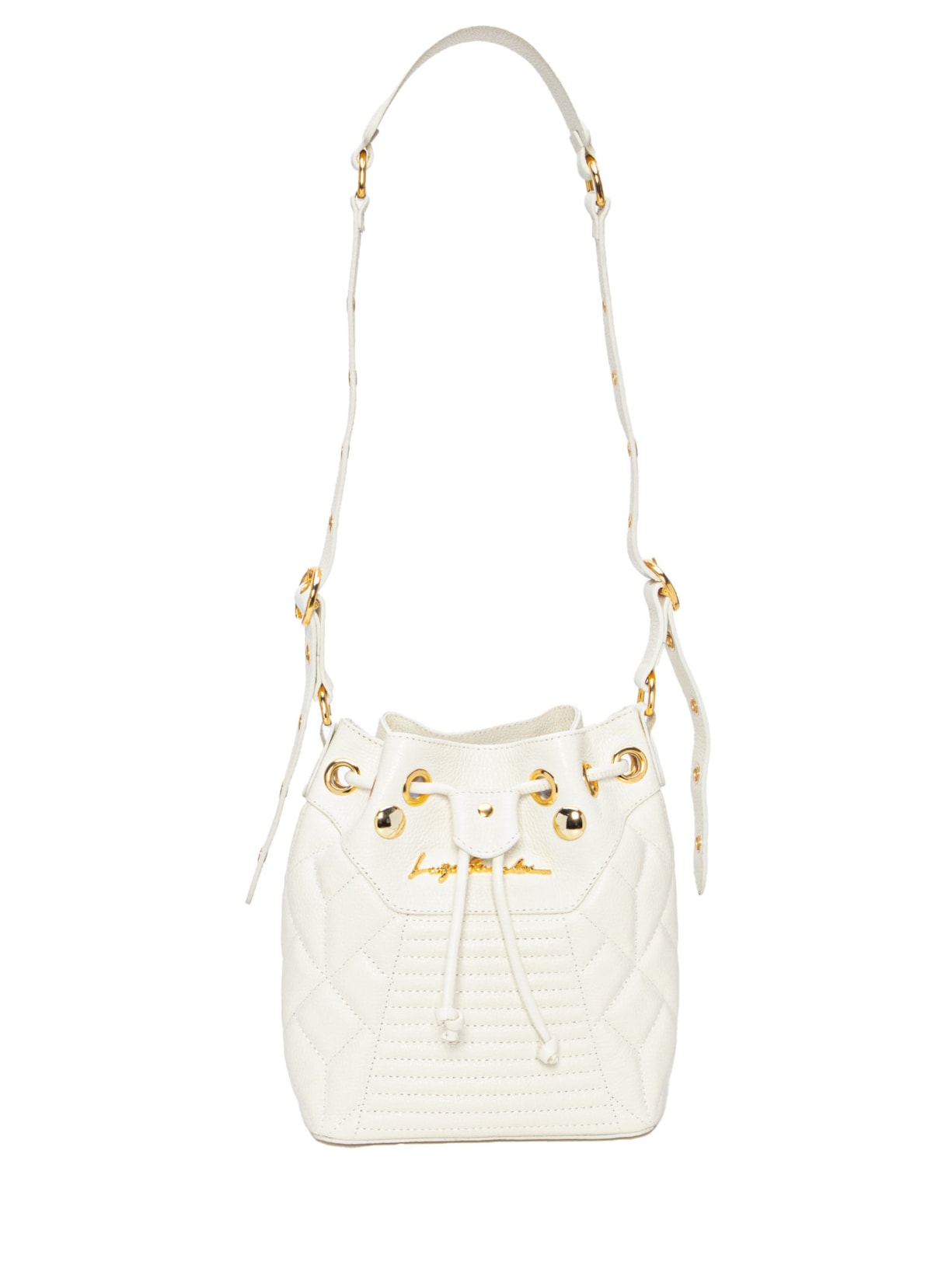 Bolsa Feminina Bucket Matelassê - Off White