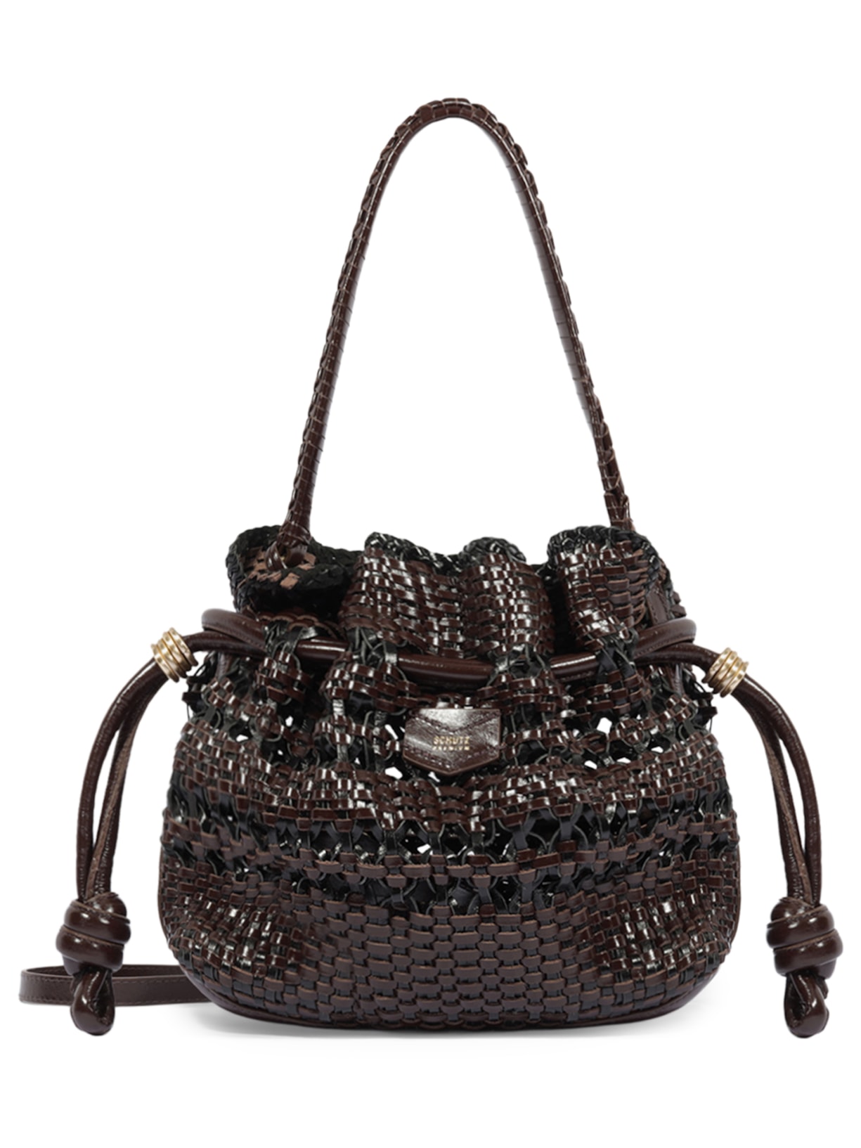 Bolsa Feminina Bucket Toulerie Média Couro Marrom Schutz