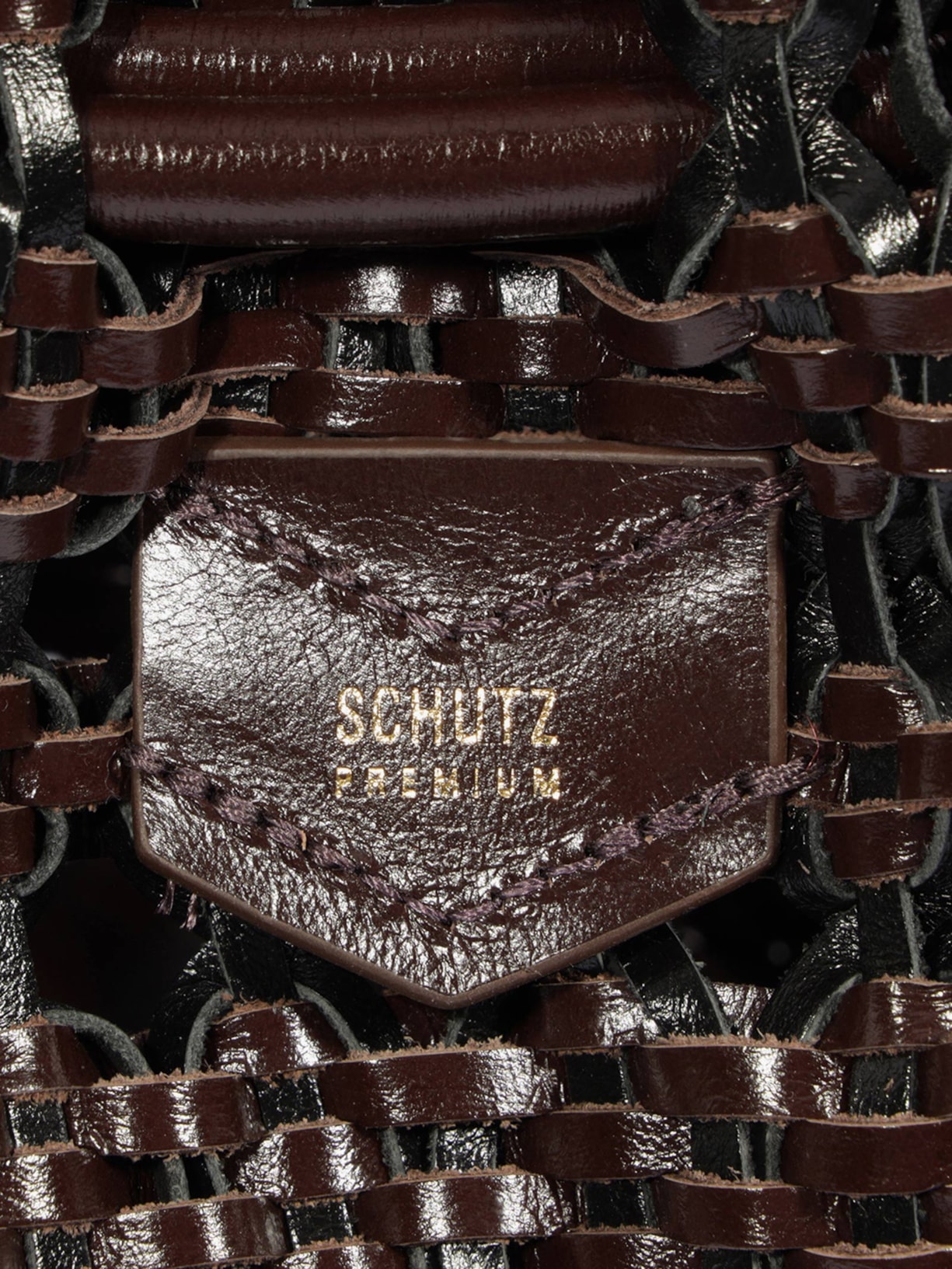 Bolsa Feminina Bucket Toulerie Média Couro Marrom Schutz