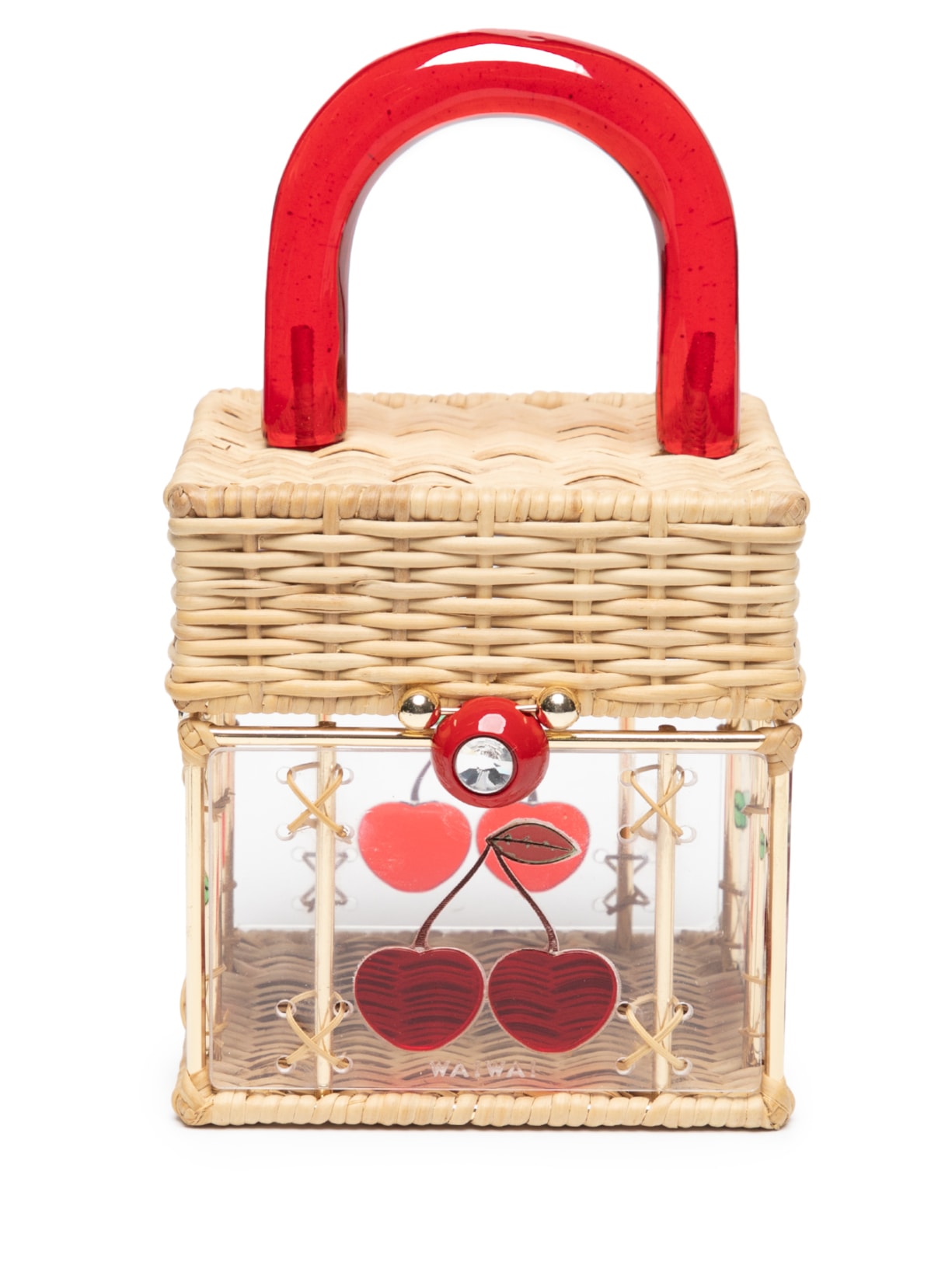 Bolsa Feminina Cacau Gold - Vermelho