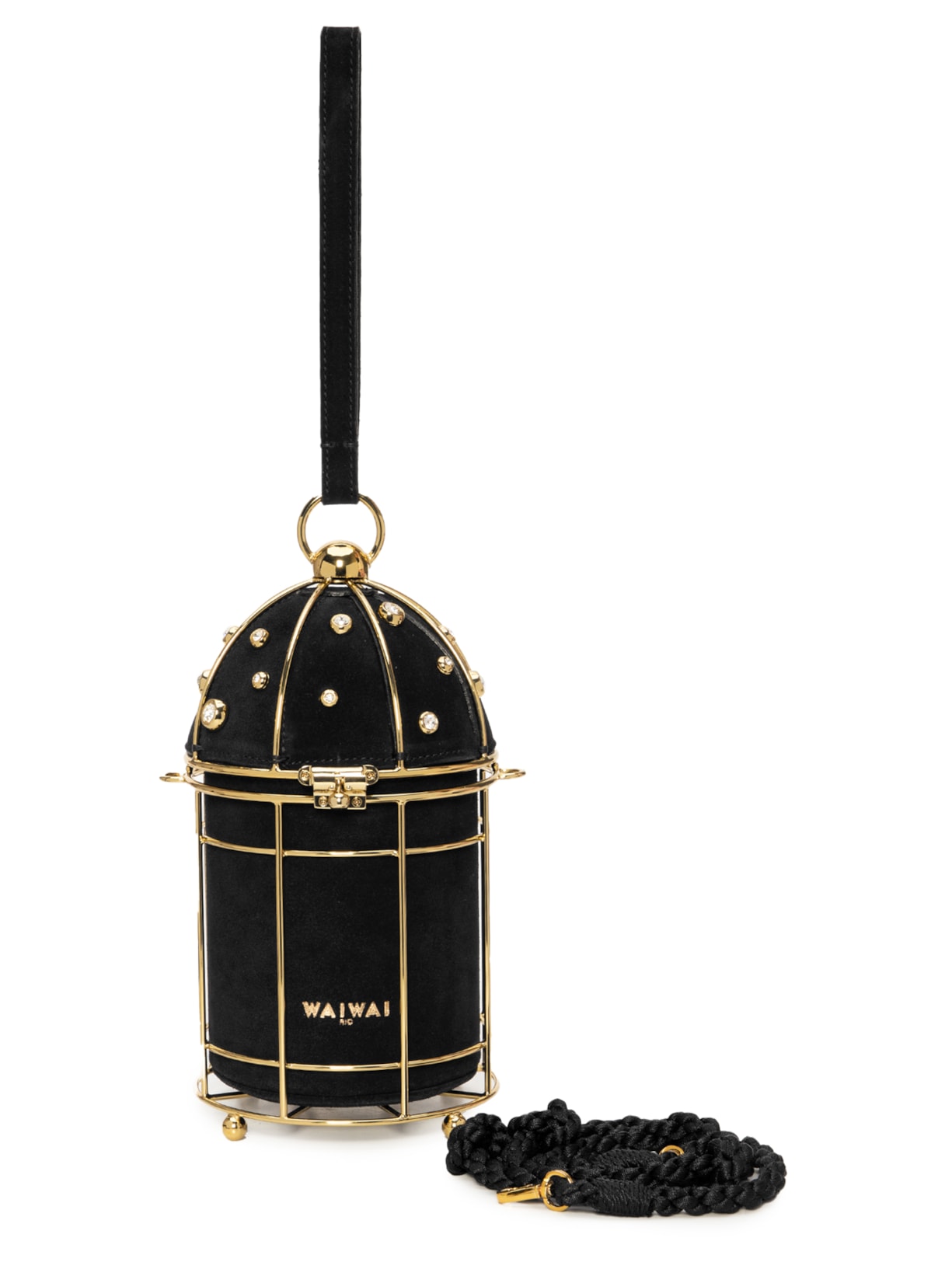 Bolsa Feminina Cage Bag - Preto