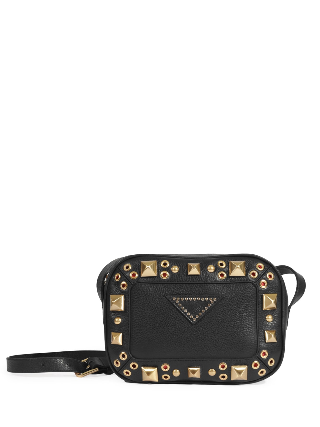 Bolsa Feminina Camera Bag Couro Preto Schutz