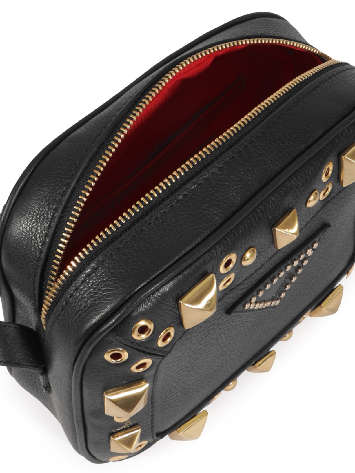 Bolsa Feminina Camera Bag Couro Preto Schutz