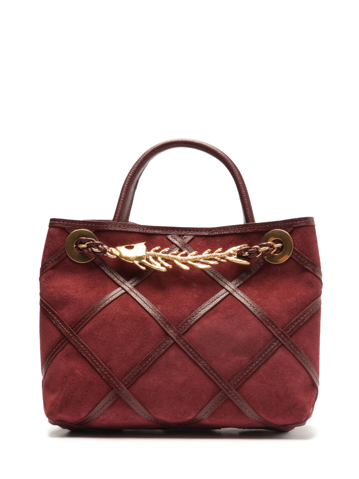 Bolsa Feminina Camurça Lea - Vermelho