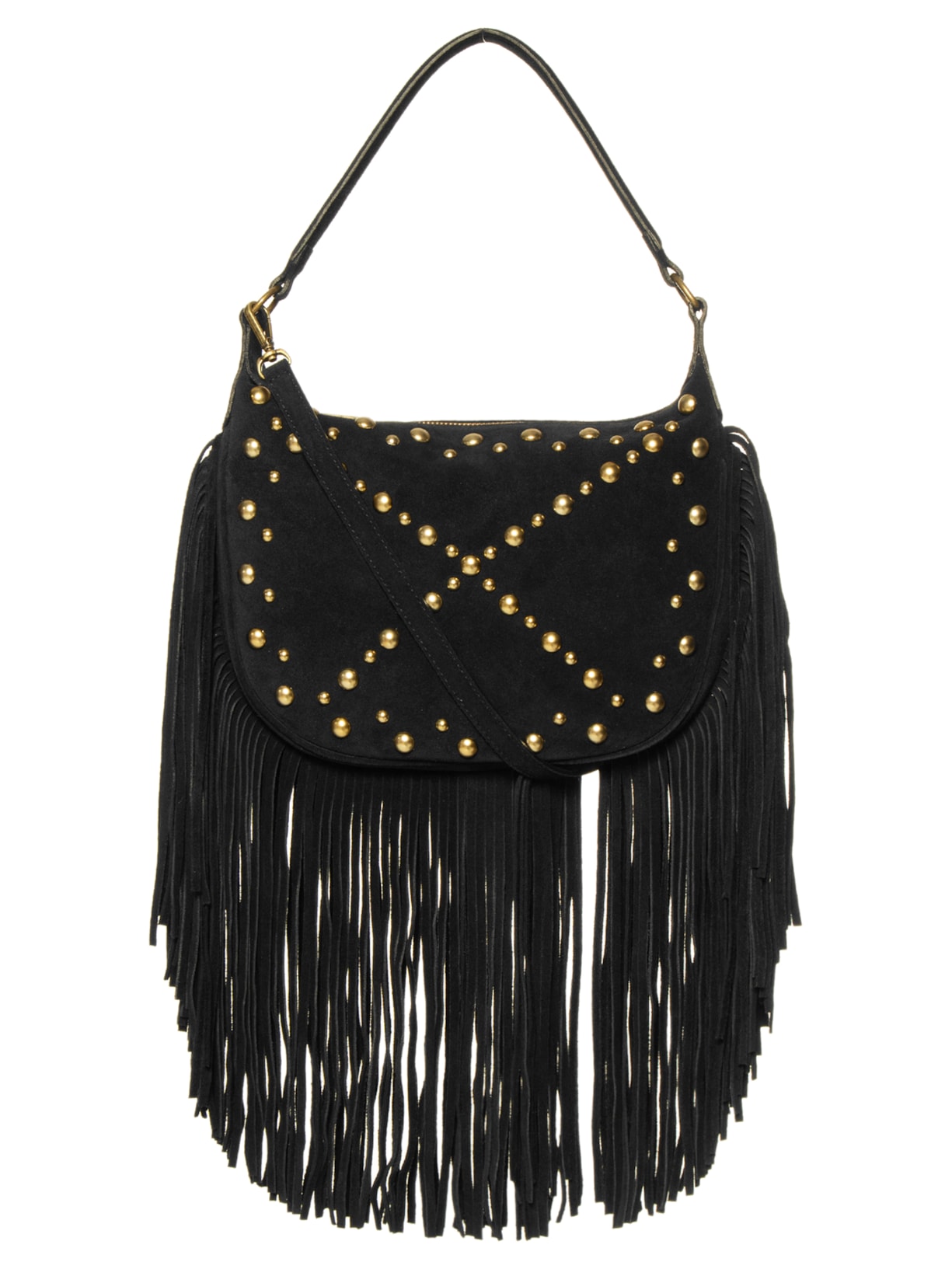 Bolsa Feminina Camurça - Preto