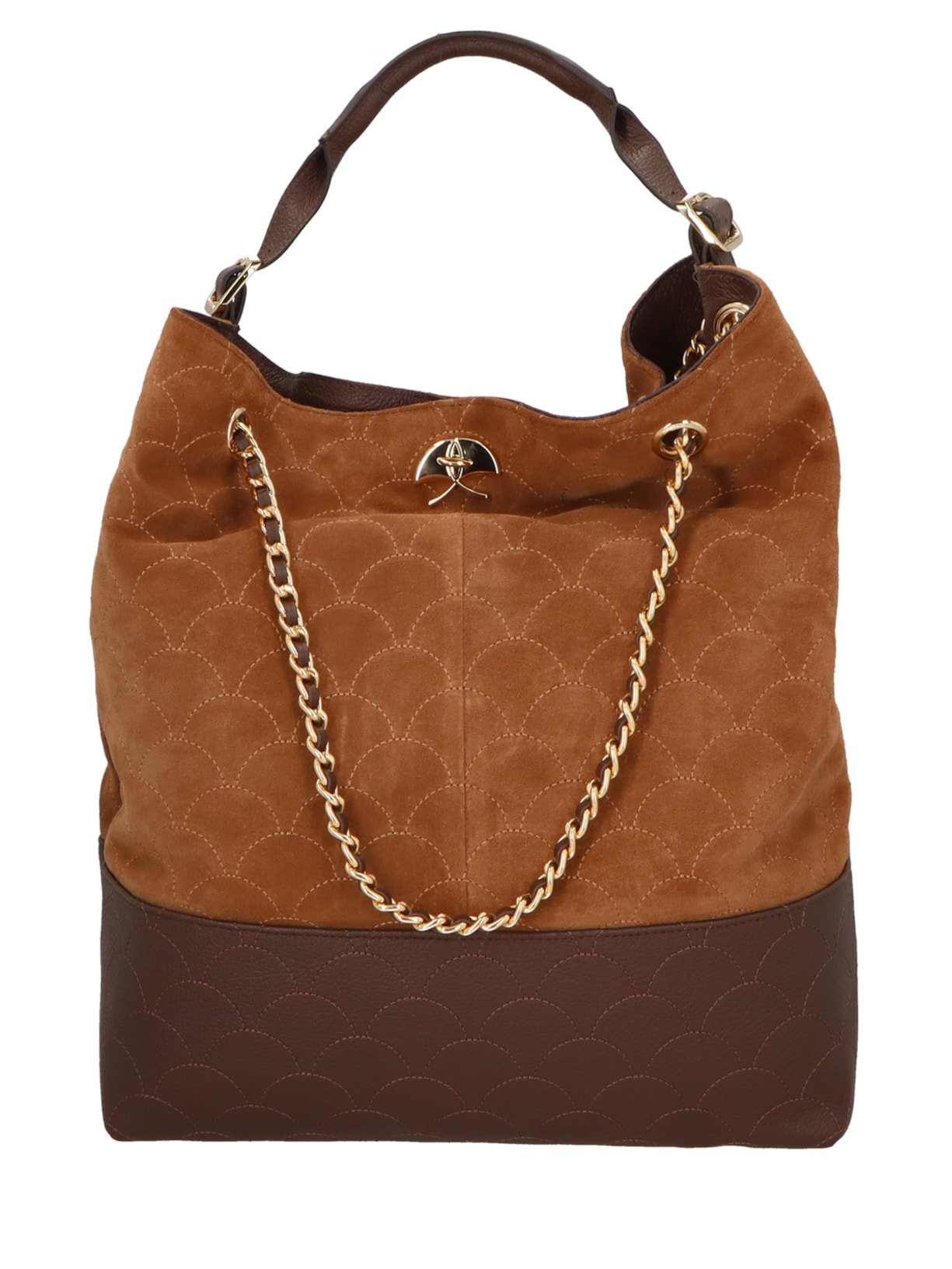 Bolsa Feminina Camurça/ Viena - Marrom