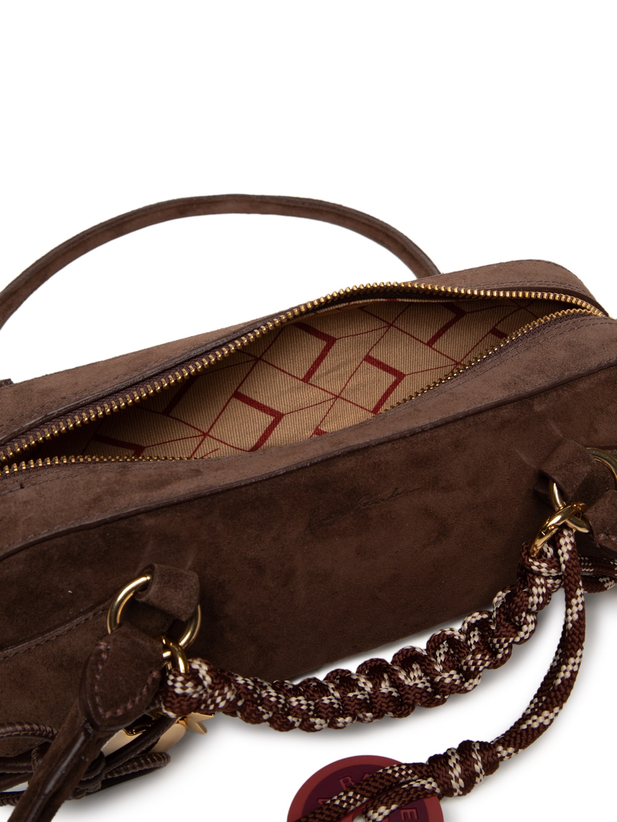 Bolsa Feminina Camurção Coffee Marrom Luiza Barcelos