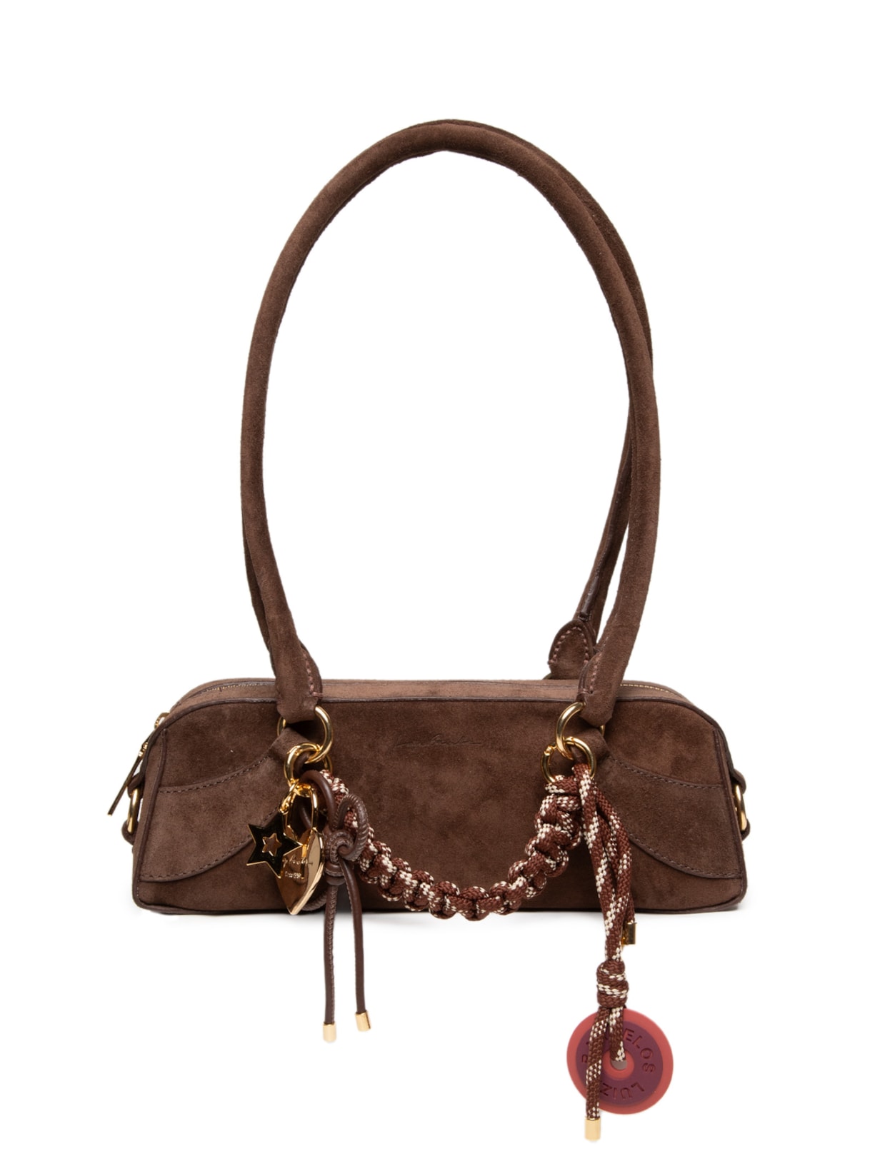 Bolsa Feminina Camurção Coffee Marrom Luiza Barcelos