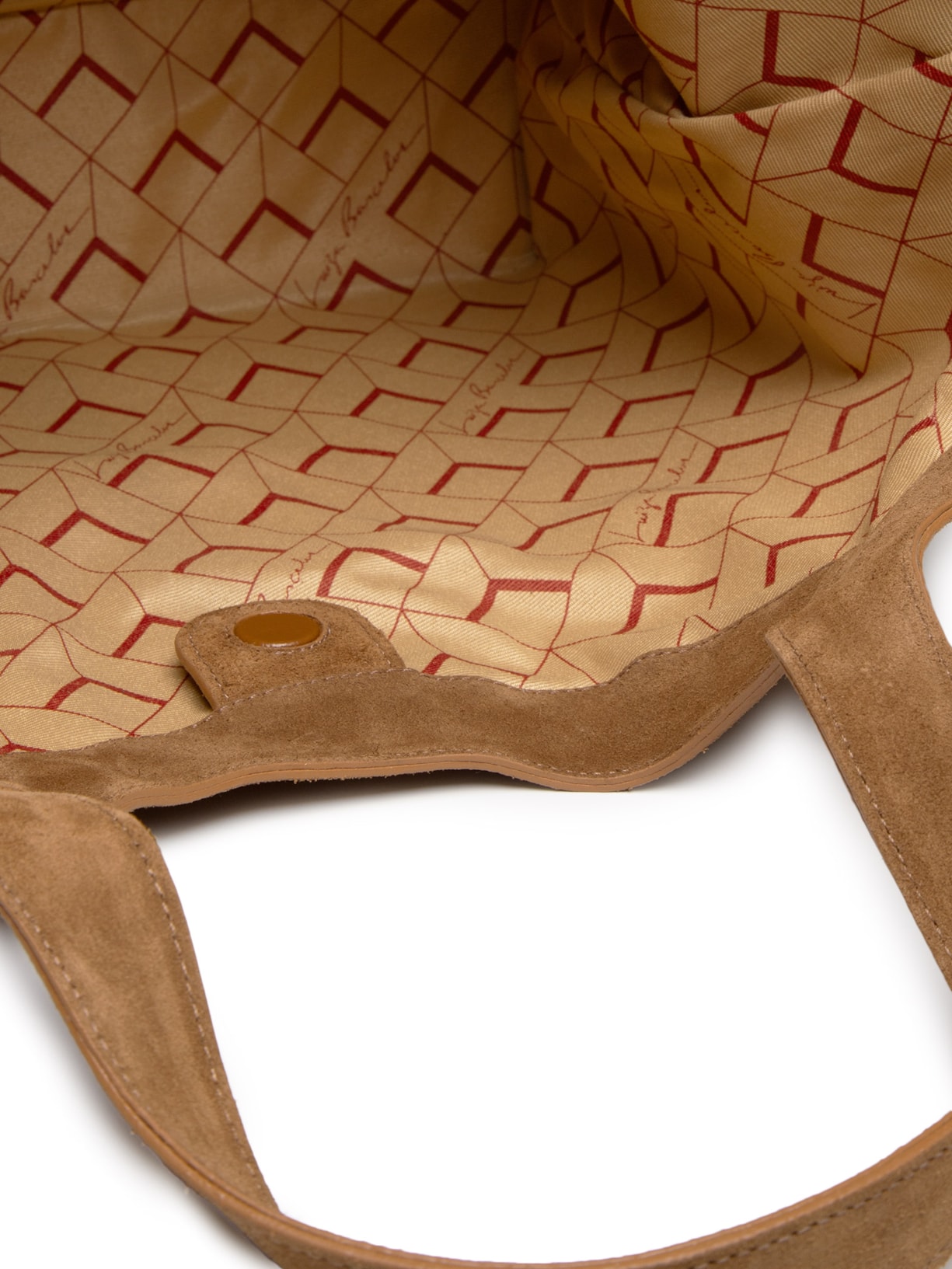 Bolsa Feminina Camurção Marrom Luiza Barcelos