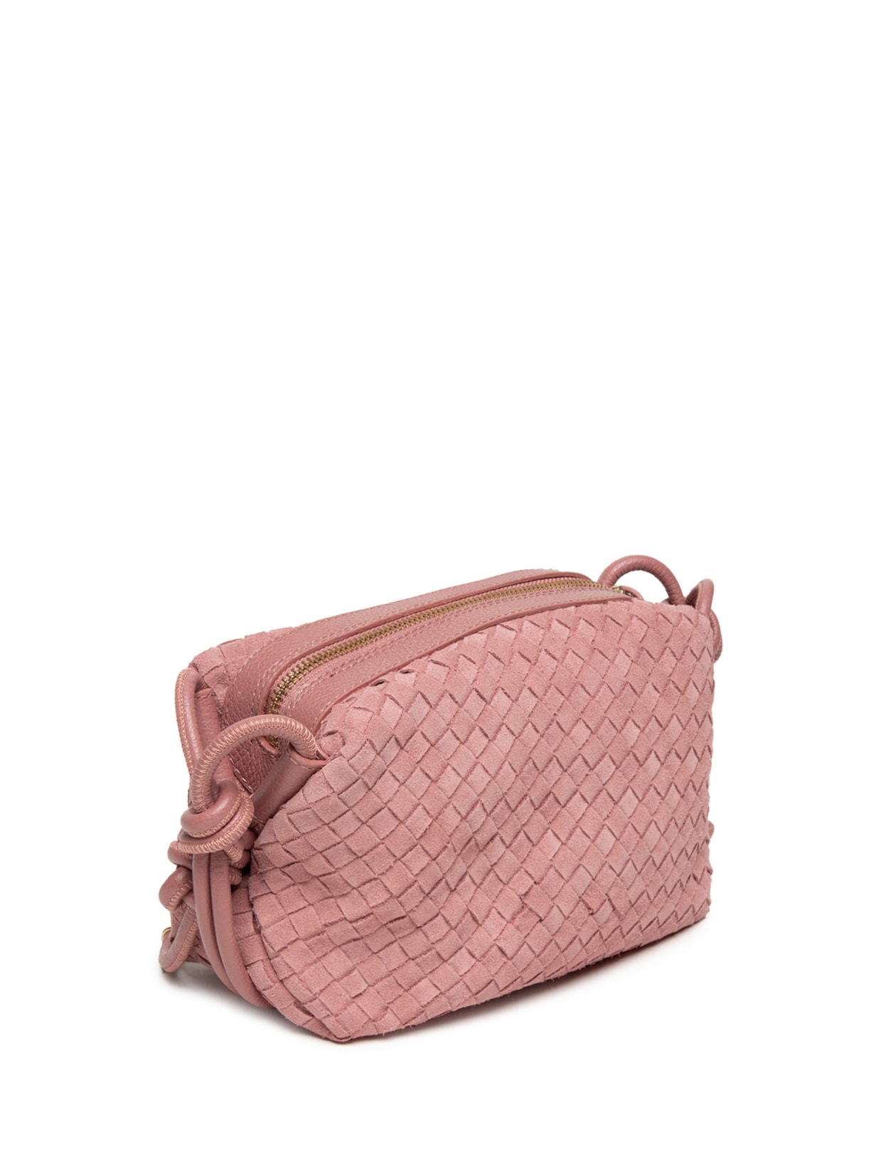 Bolsa Feminina Camurção Quartzo Viena Rosa Luiza Barcelos