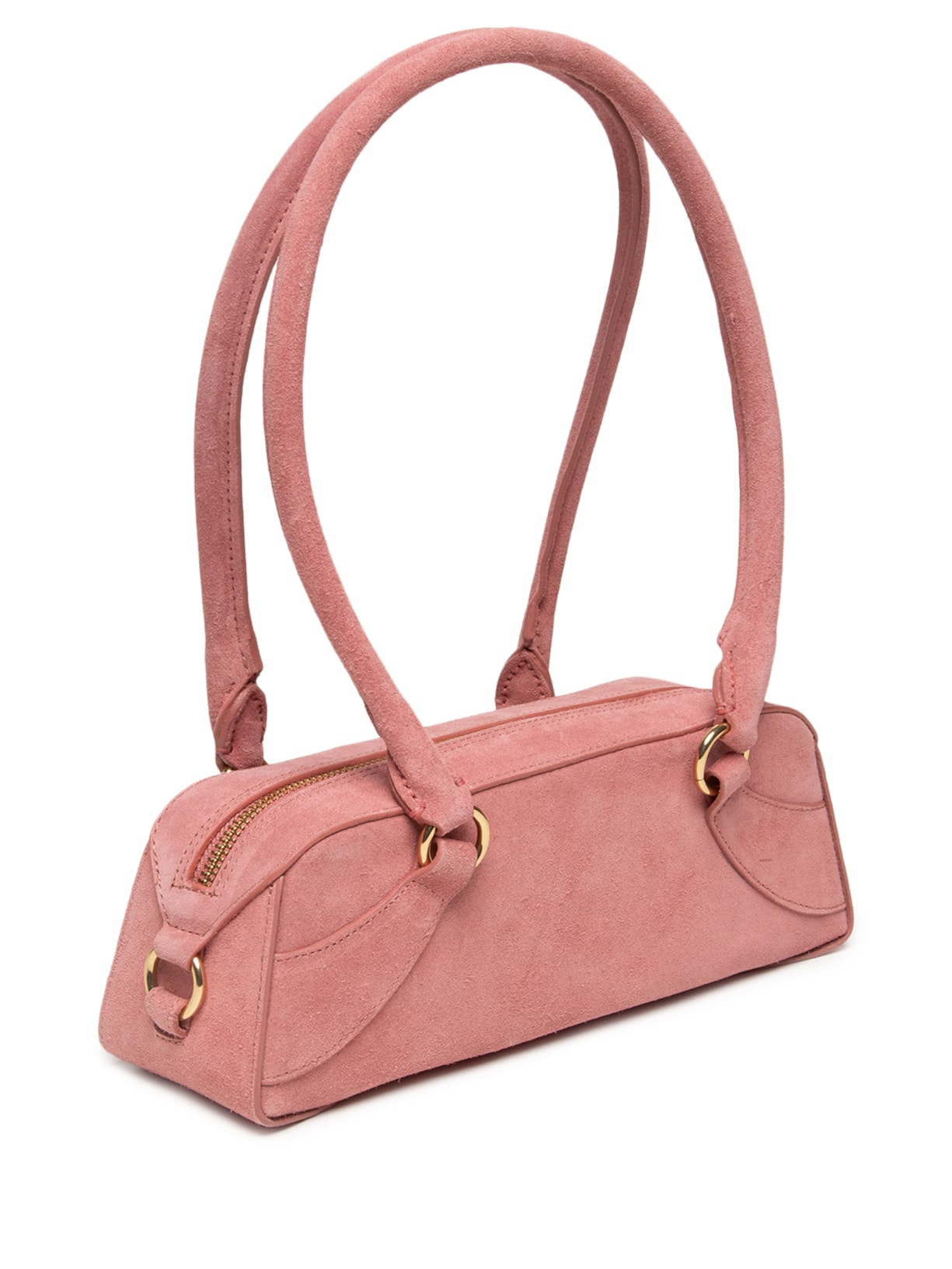 Bolsa Feminina Camurção Quatzo Rosa Luiza Barcelos