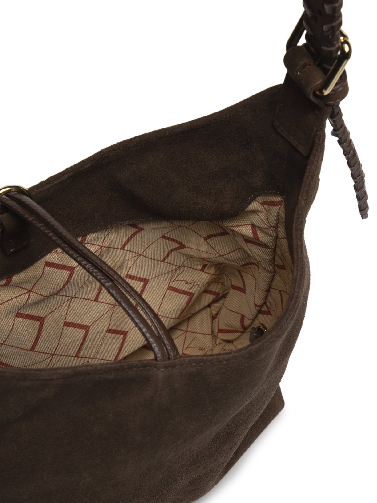 Bolsa Feminina Camurção Viena Marrom Luiza Barcelos