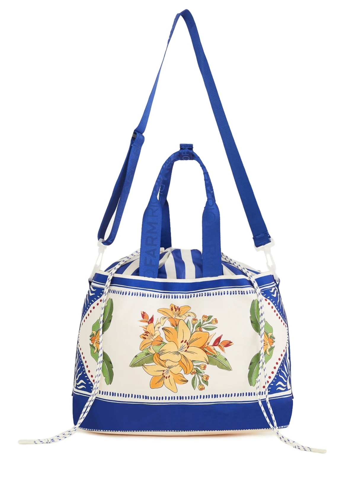 Bolsa Feminina Carioca Destino Tropical Azul Farm Etc