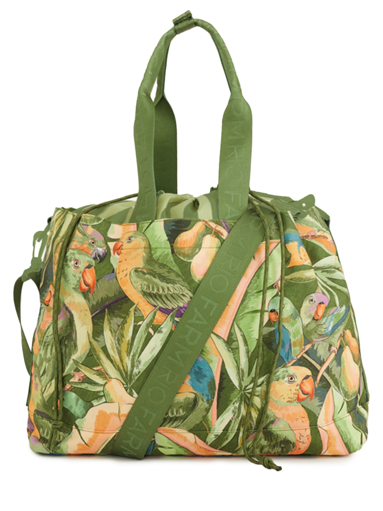 Bolsa Feminina Carioca Floresta Passarinho - Verde
