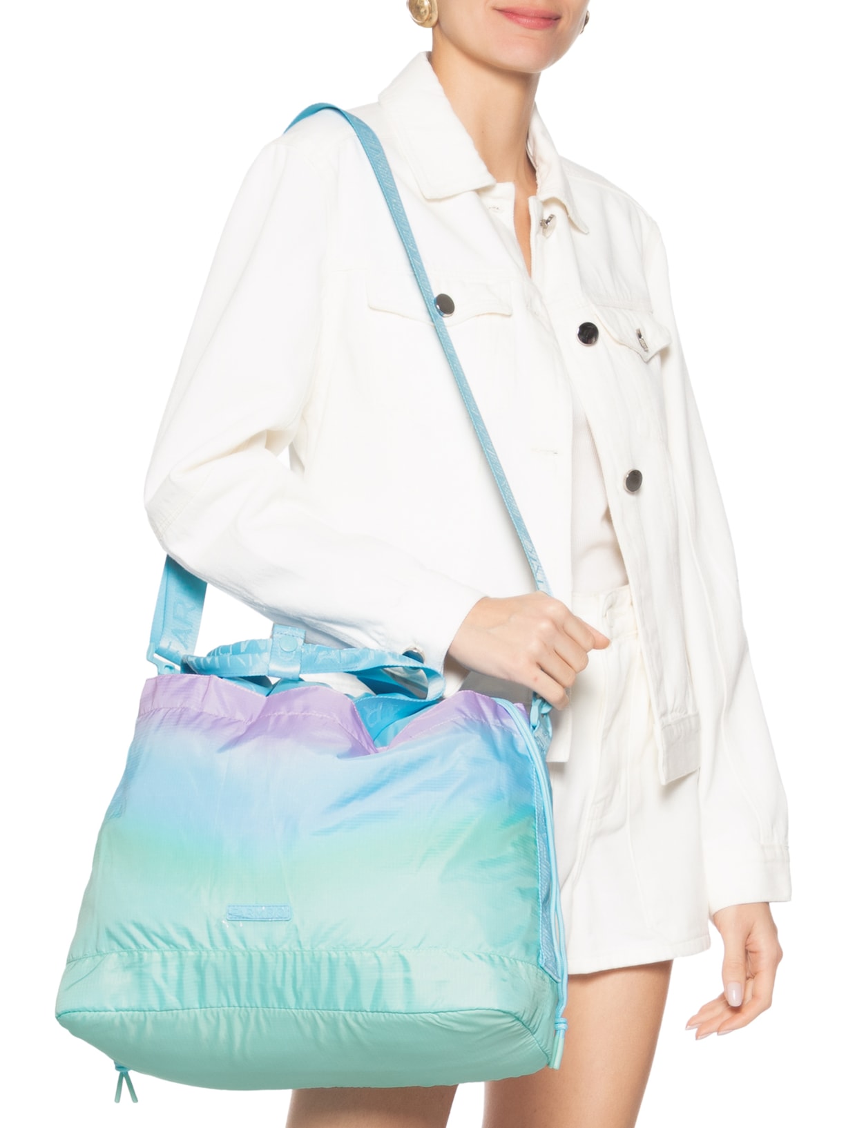 Bolsa Feminina Carioca Marau Degradê Azul Farm Etc