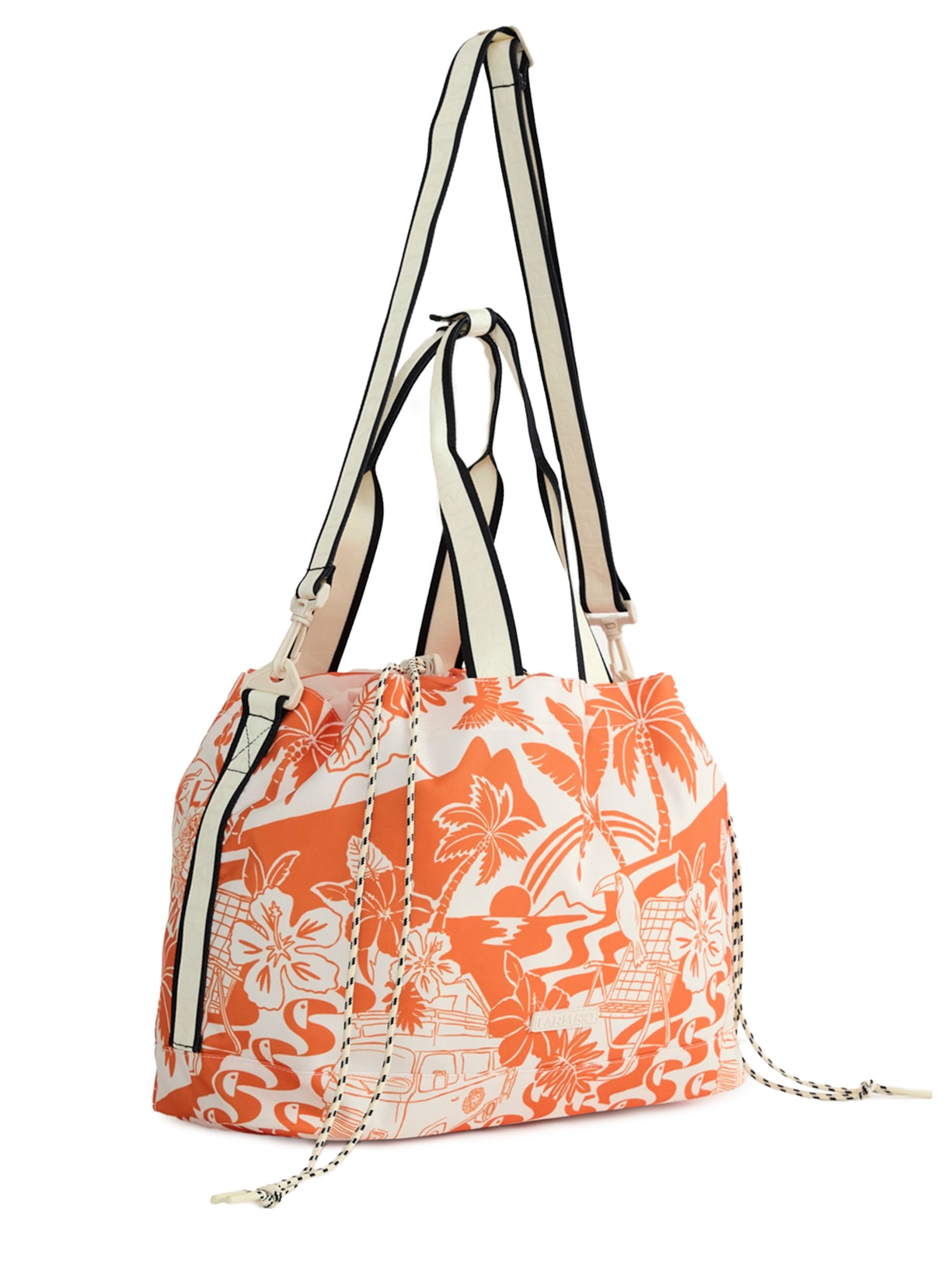 Bolsa Feminina Carioca Rio De Matte Laranja Farm Etc + Matte Leão