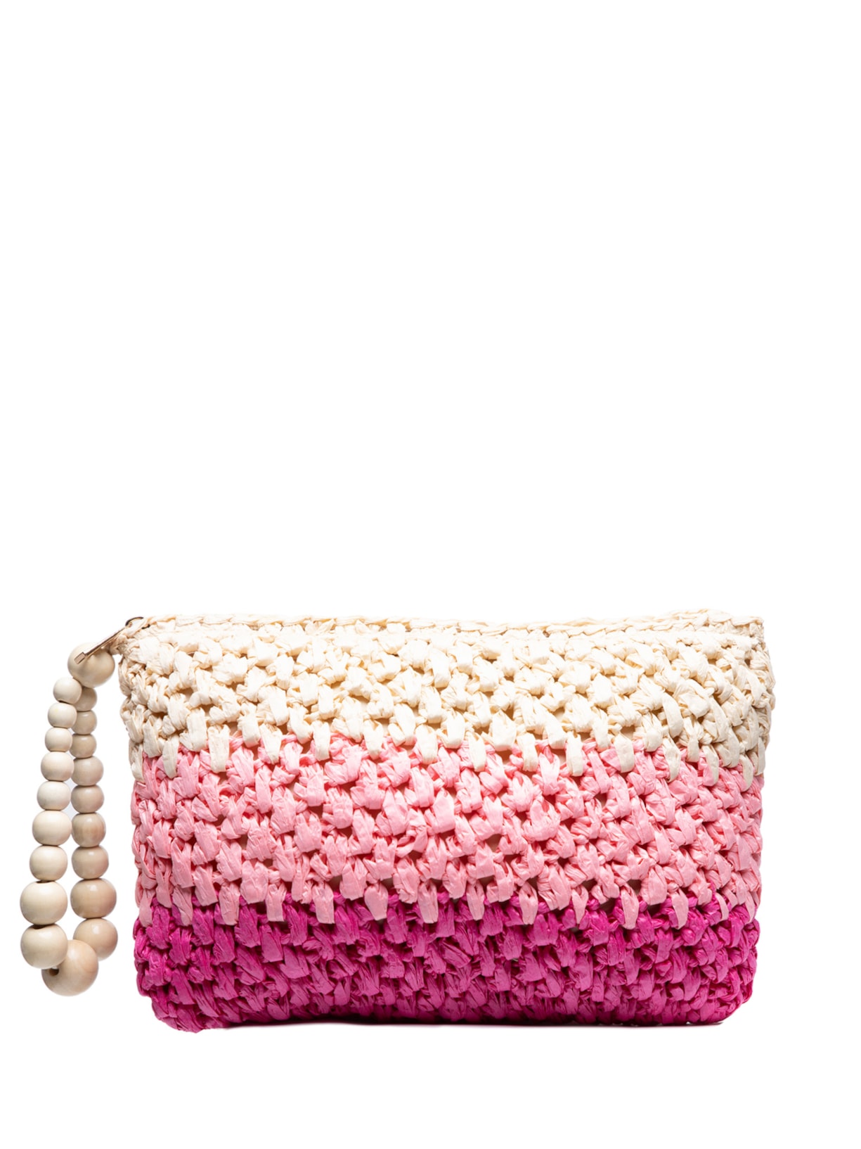 Bolsa Feminina Carteira De Palha - Rosa