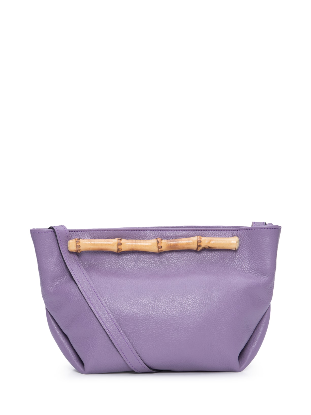 Bolsa Feminina Carteira Diana Couro Lilás Glorinha Paranaguá