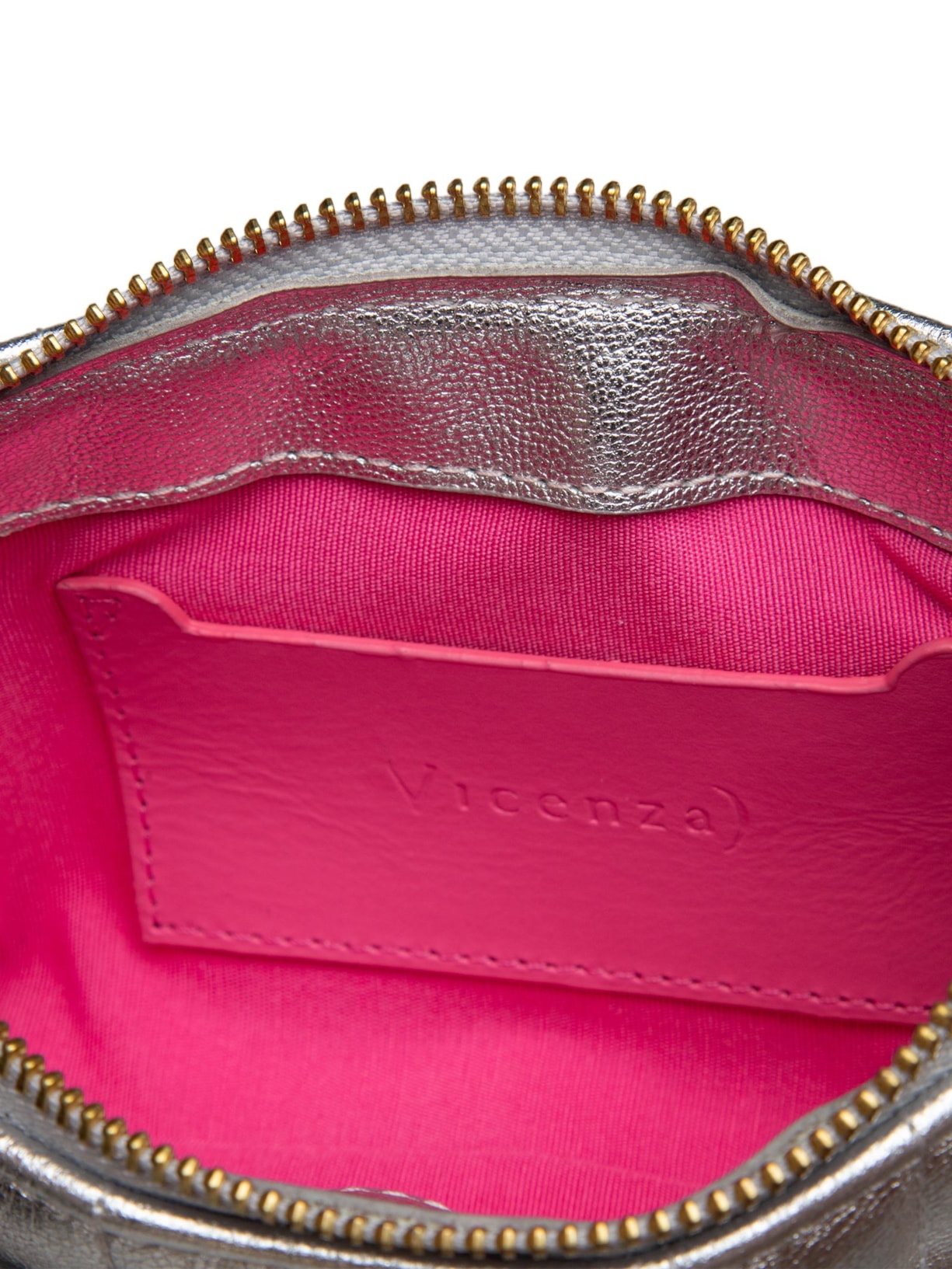 Bolsa Feminina Cascais Metal Prateado Vicenza