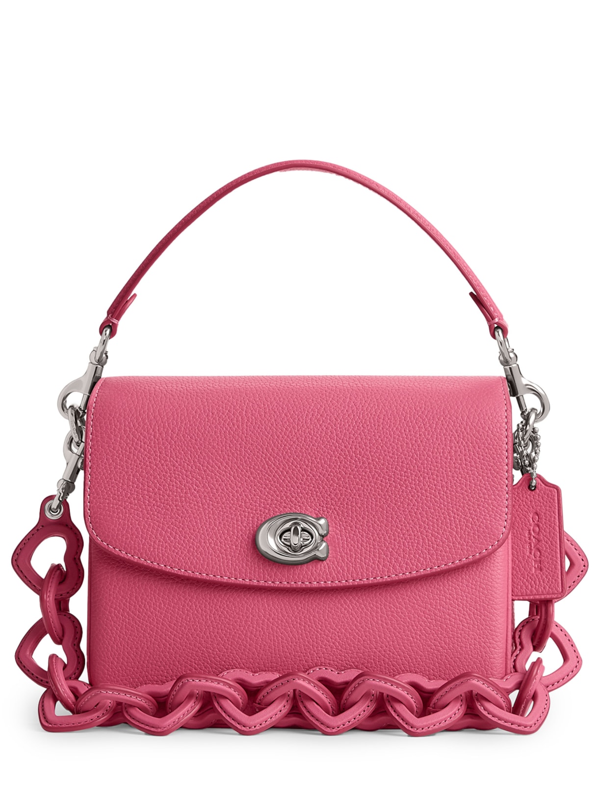 Bolsa Feminina Cassie Crossbody 19 Heart Strap - Rosa