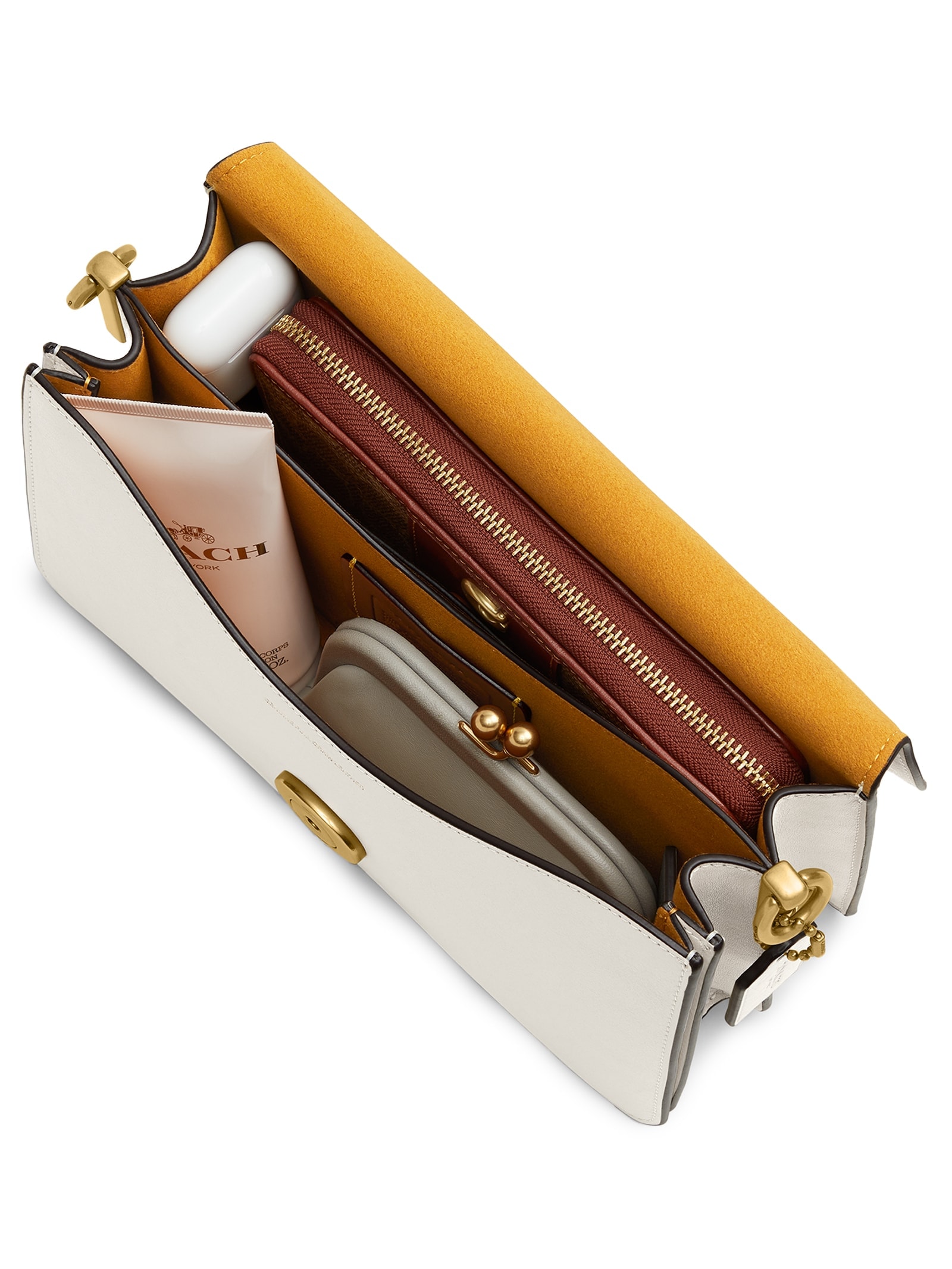 Coach - Bolsa Feminina Chain Tabby Shoulder - Branco