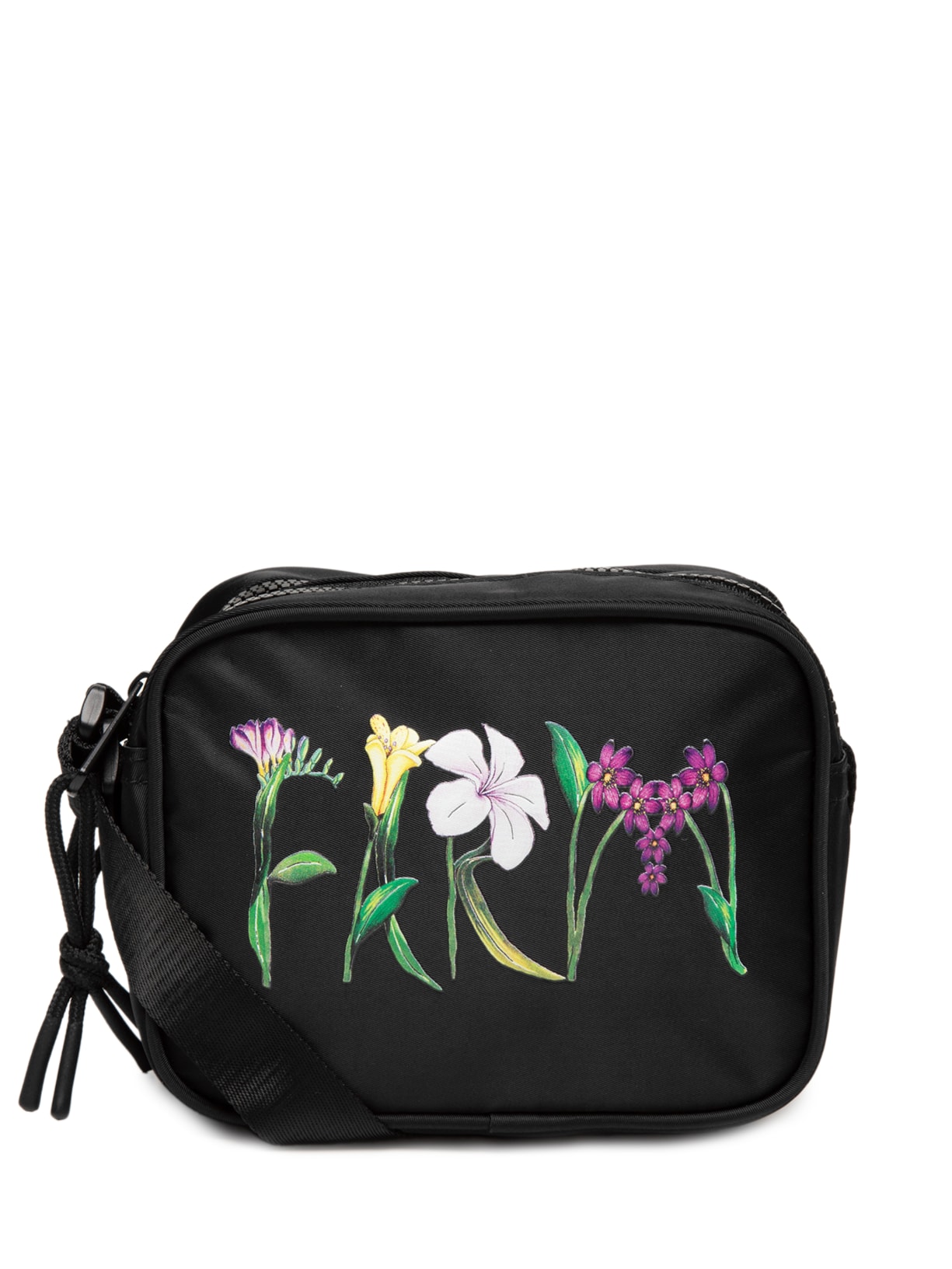 Bolsa Feminina Chamego Romance Em Flor - Preto